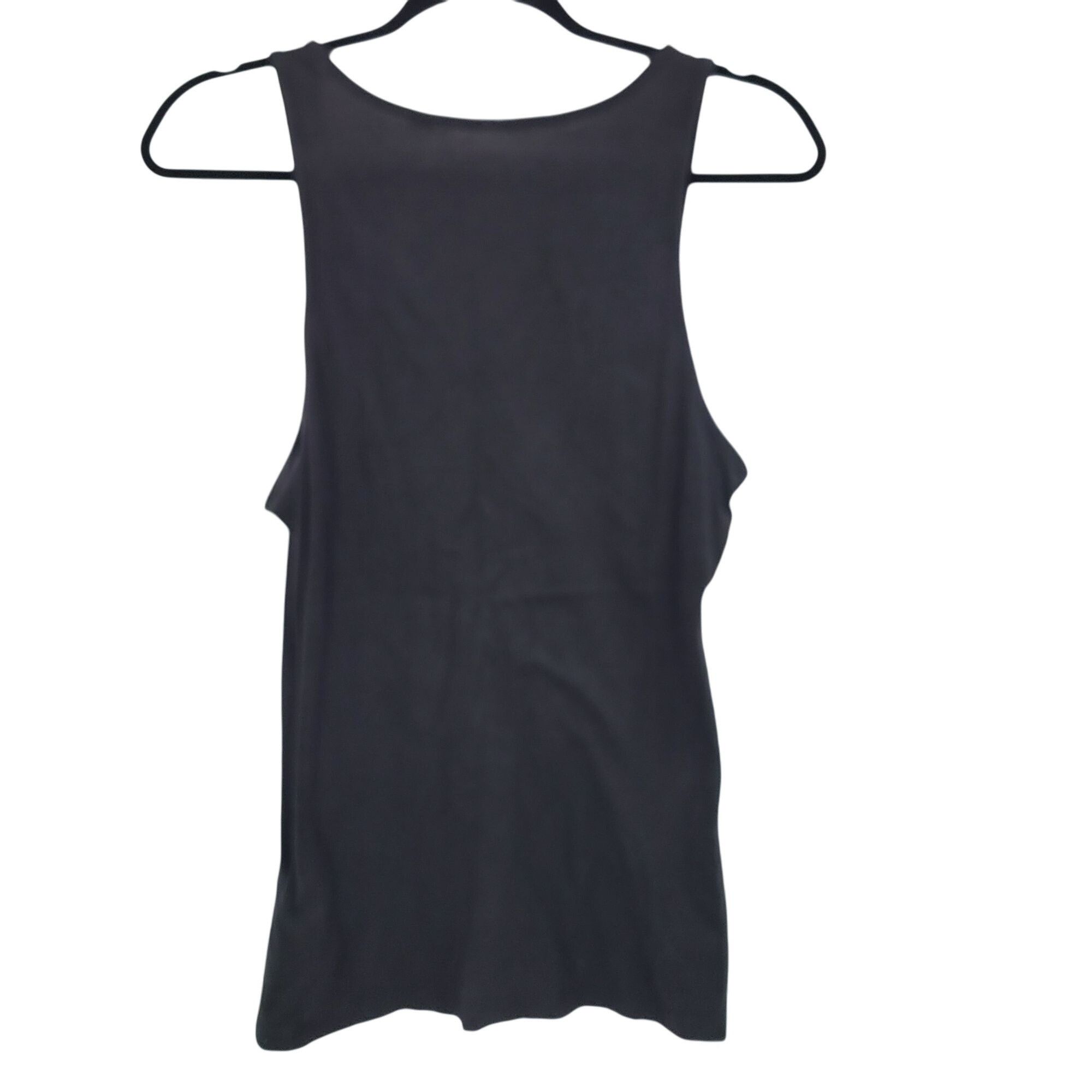 Guess Y2k Guess Black Sleeveless Tank Top Sz M Rhinestone Log Spel Size M / US 6-8 / IT 42-44 - 2 Thumbnail