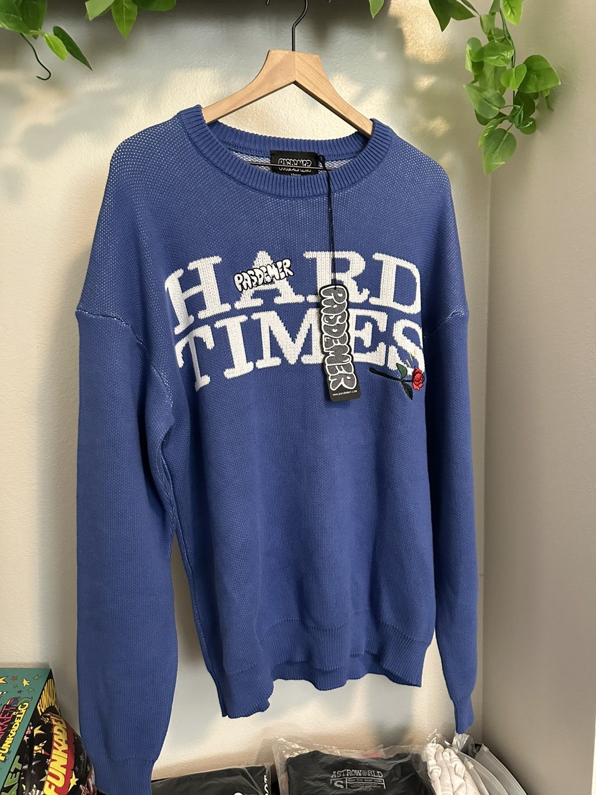 Other Pas de mer knit hard times Crewneck sweater Size US L / EU 52-54 / 3 - 1 Thumbnail