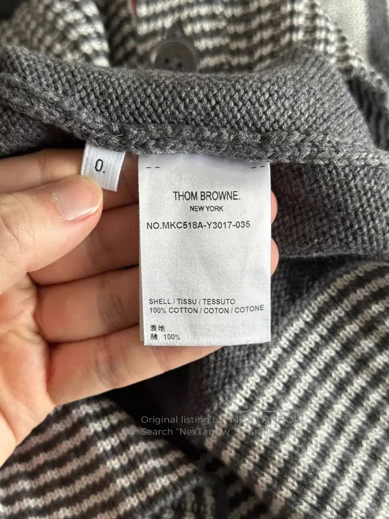 Thom Browne Thom Browne Gray dog cardigan Size US XS / EU 42 / 0 - 4 Thumbnail
