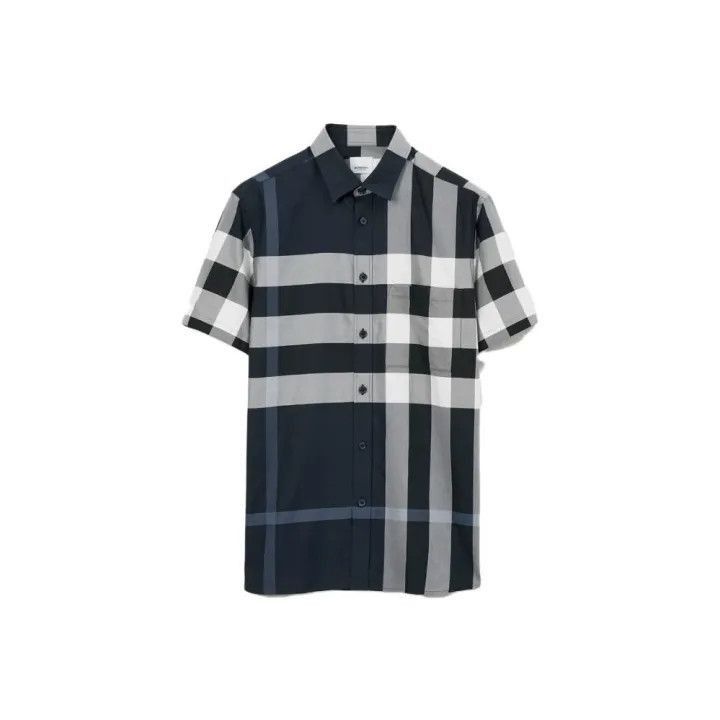 Burberry Burberry Burberry Color Block Plaid Shirt for Men-2507 Size US M / EU 48-50 / 2 - 1 Thumbnail