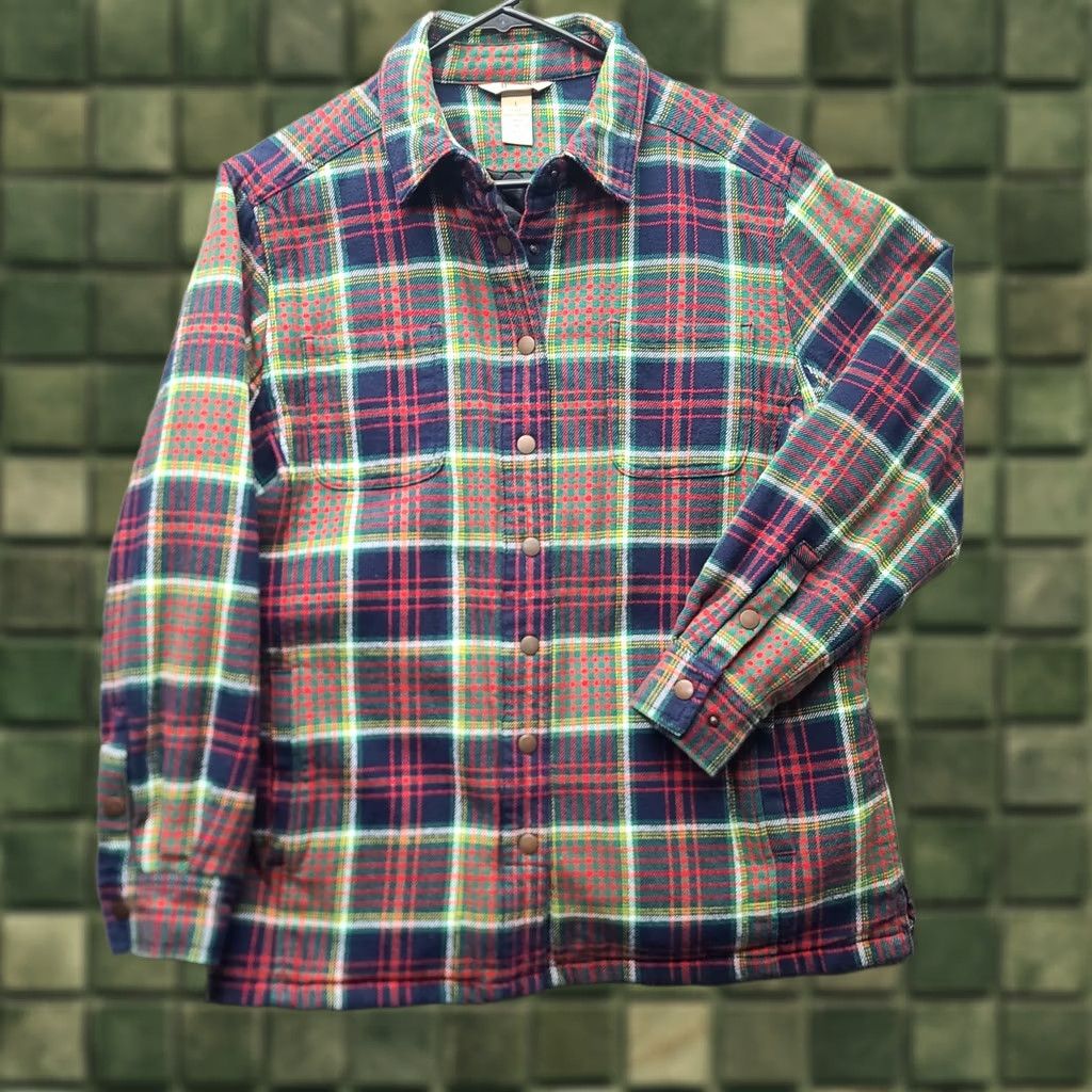 Vintage Duluth Trading Shirt Jacket Mens L Free Swingin Relaxed Fit Flannel Quilted Size US L / EU 52-54 / 3 - 1 Thumbnail
