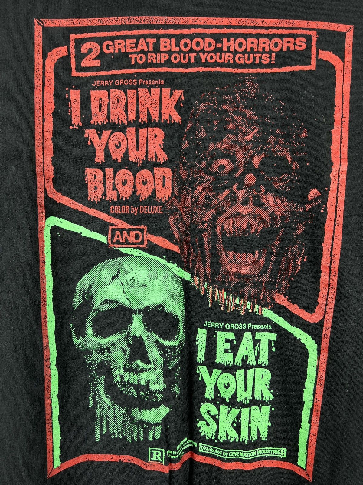 Expert Horror Vintage I Drink Your Blood Movie Rare Tees licensed y2k Size US L / EU 52-54 / 3 - 2 Thumbnail
