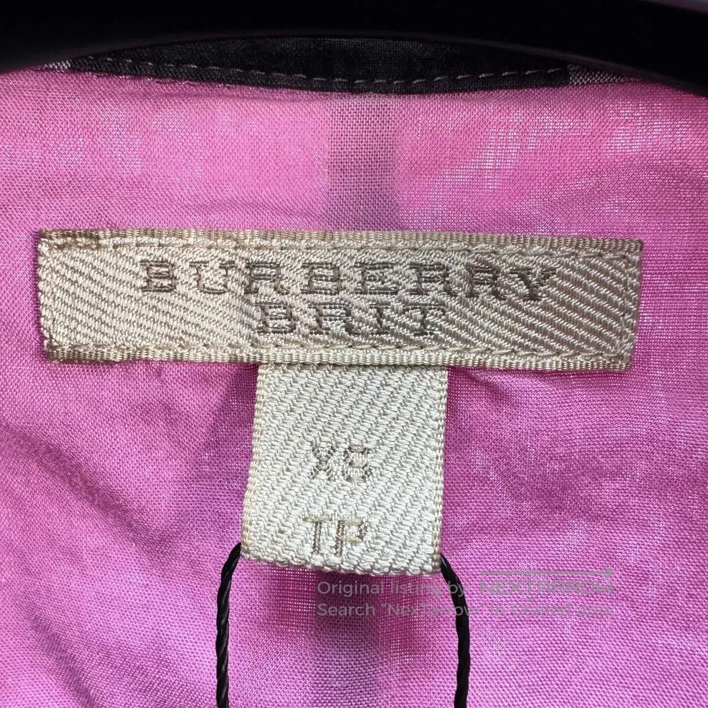 Burberry burberry pink classic check long sleeve shirt. Size XS / US 0-2 / IT 36-38 - 5 Thumbnail