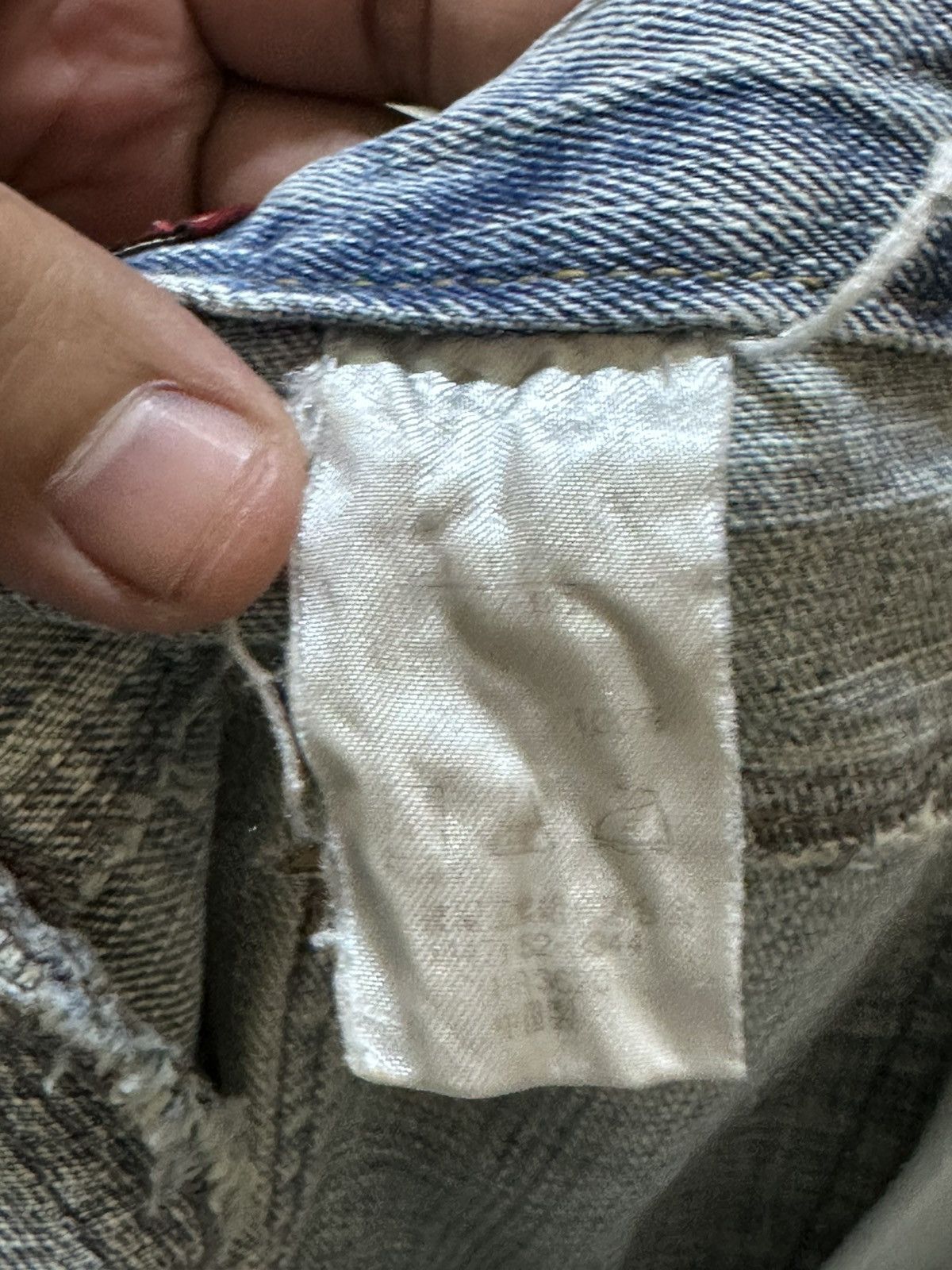 Japanese Brand Vintage All Patty Ripped Grunge Distressed Denim Size US 32 / EU 48 - 9 Thumbnail