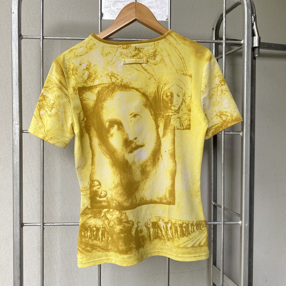 Jean Paul Gaultier Jean Paul Gaultier 1998 Jesus Christ Face Top T-Shirt Size S / US 4 / IT 40 - 2 Thumbnail