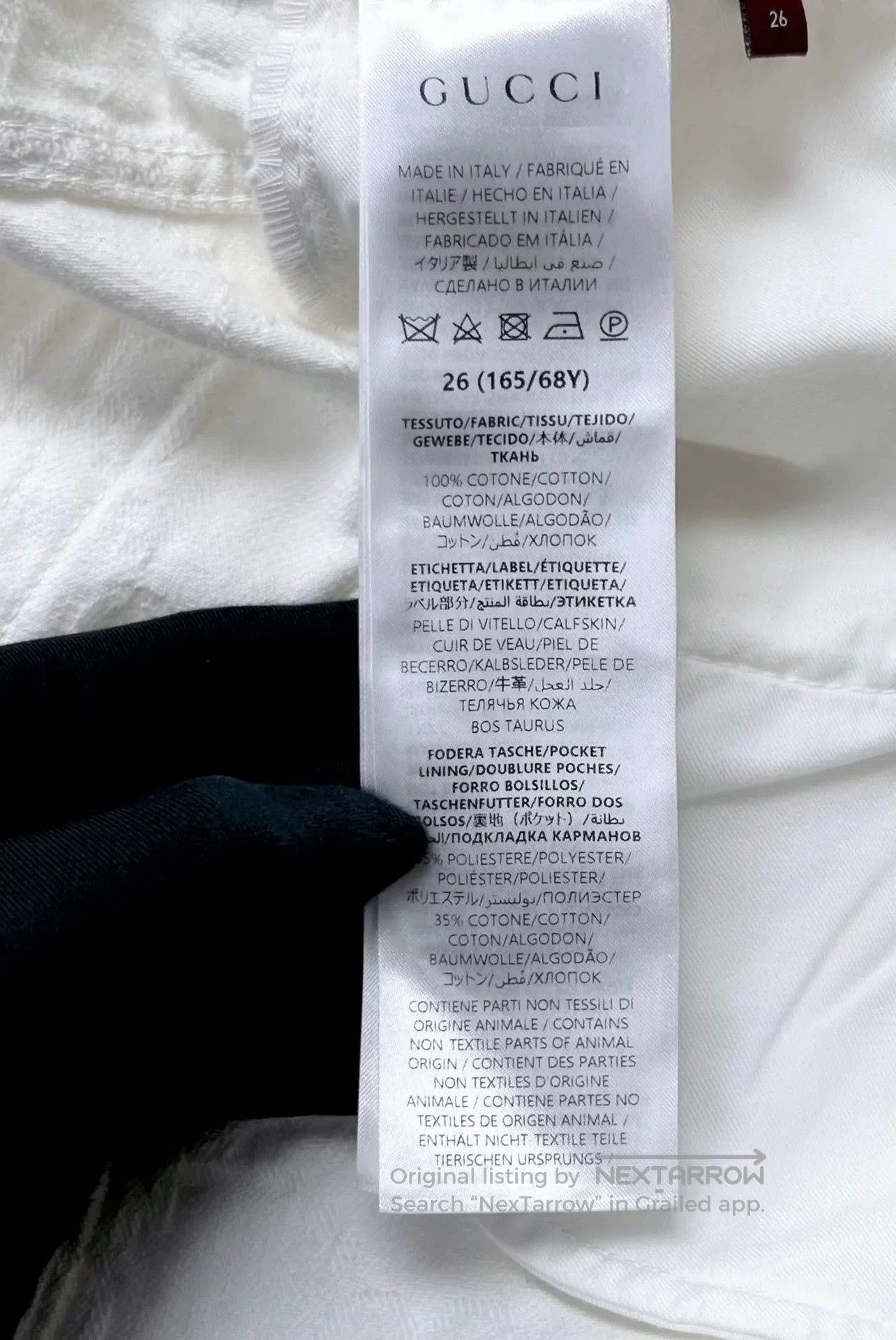 Other gucci ss24 white denim logo shorts. Size US 26 / EU 42 - 4 Thumbnail