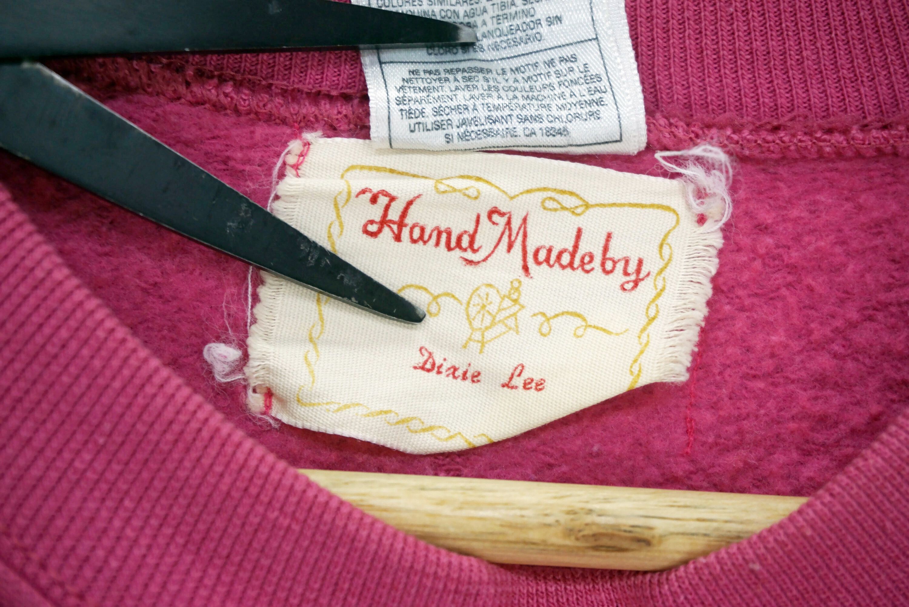 Fruit Of The Loom Hand Made by Dixie Lee Sweatshirt Love Shaped Art Size XL Size XL / US 12-14 / IT 48-50 - 10 Thumbnail