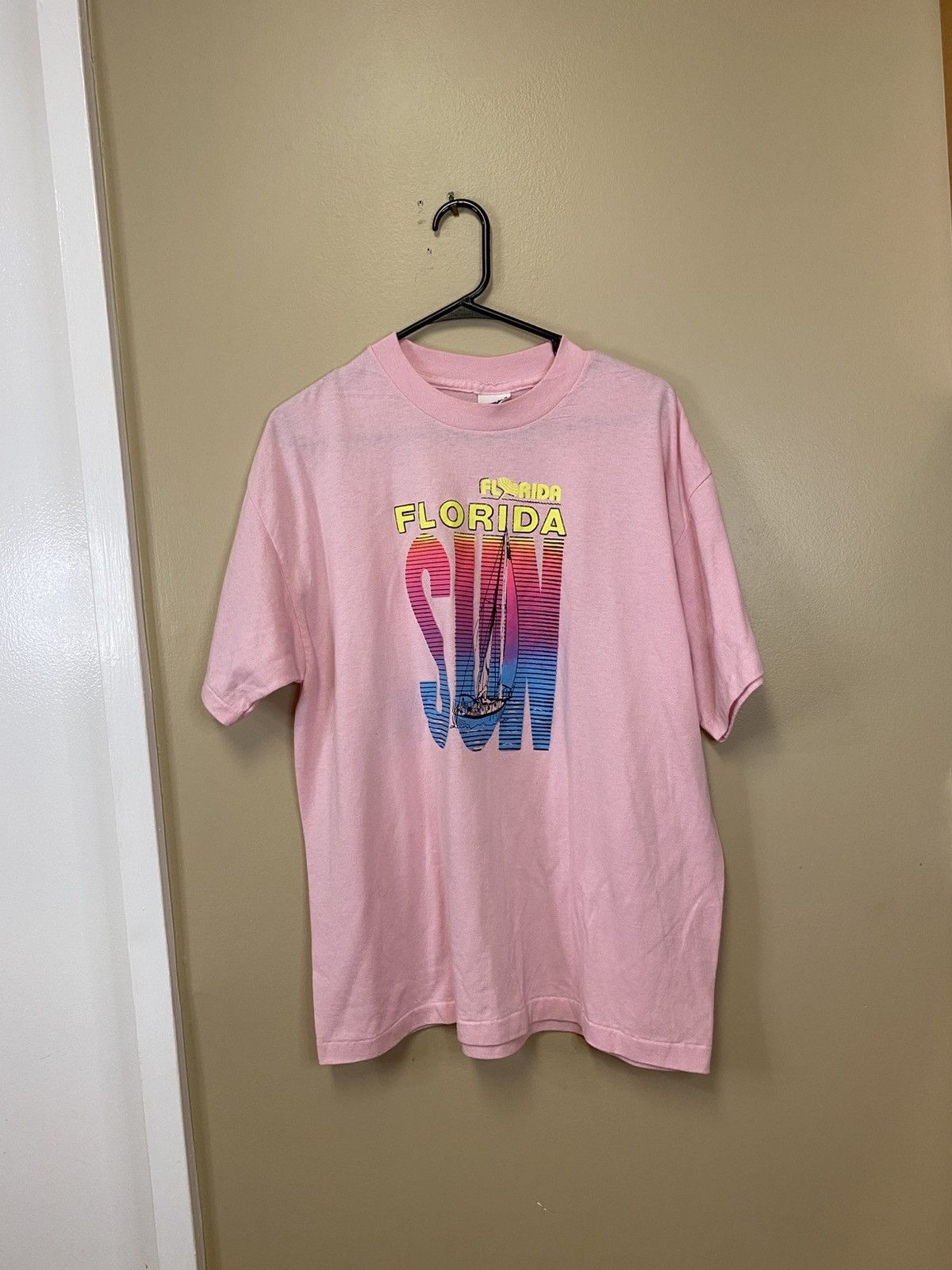Vintage Bravo! Florida Sun T-Shirt Size US XL / EU 56 / 4 - 1 Thumbnail