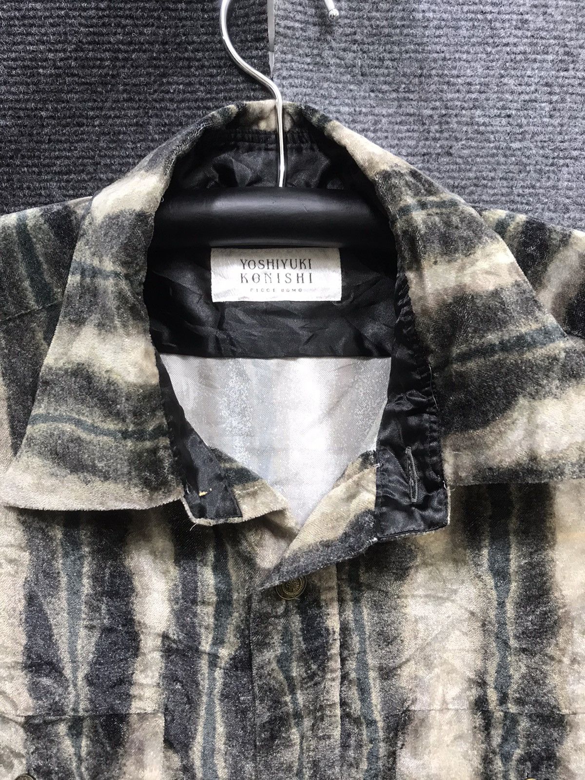 Vintage × Yoshiyuki Konishi Archival YOSHIYUKI KONISHI Ficce Uomo Stripe Jacquard Shirt Size US M / EU 48-50 / 2 - 2 Thumbnail