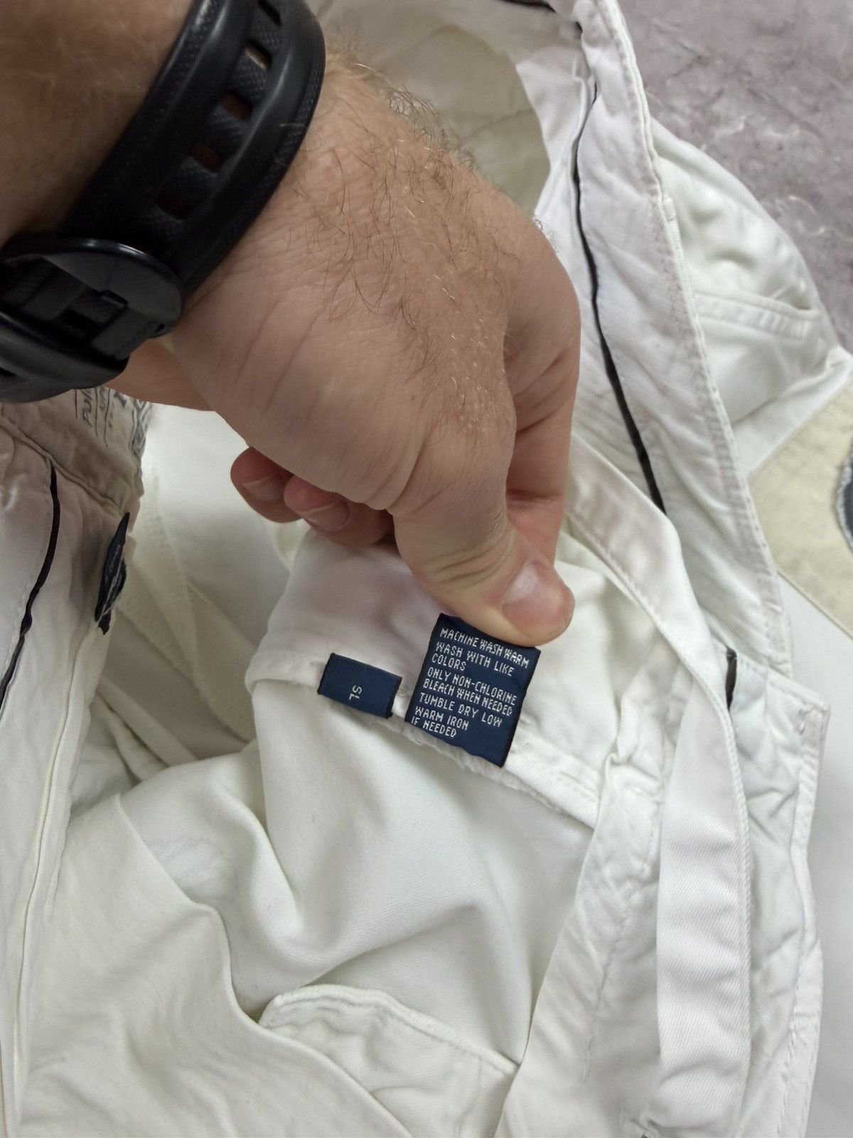 Polo Ralph Lauren VTG Style Polo Ralph Lauren Boxing Club Shorts White Size US 34 / EU 50 - 14 Thumbnail