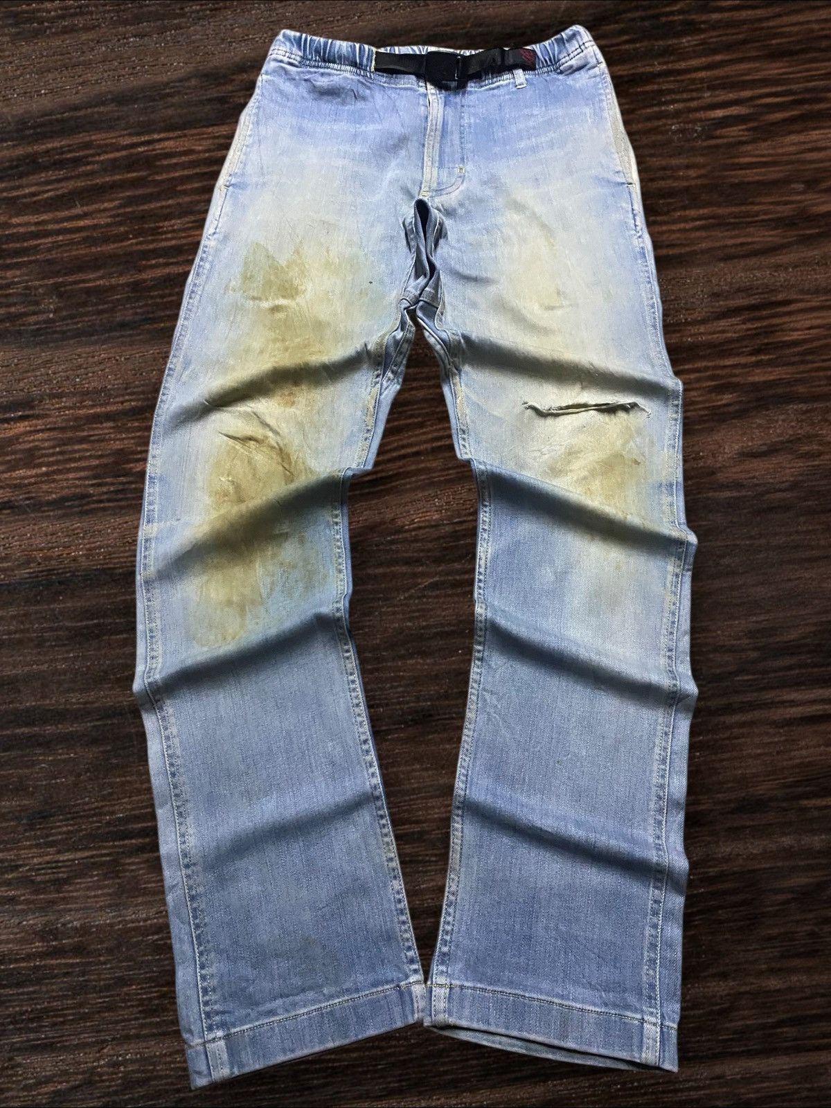 Gramicci Vintage gramicci Pants With Belt Slim Blue Wash Slim Fits Size US 28 / EU 44 - 1 Thumbnail