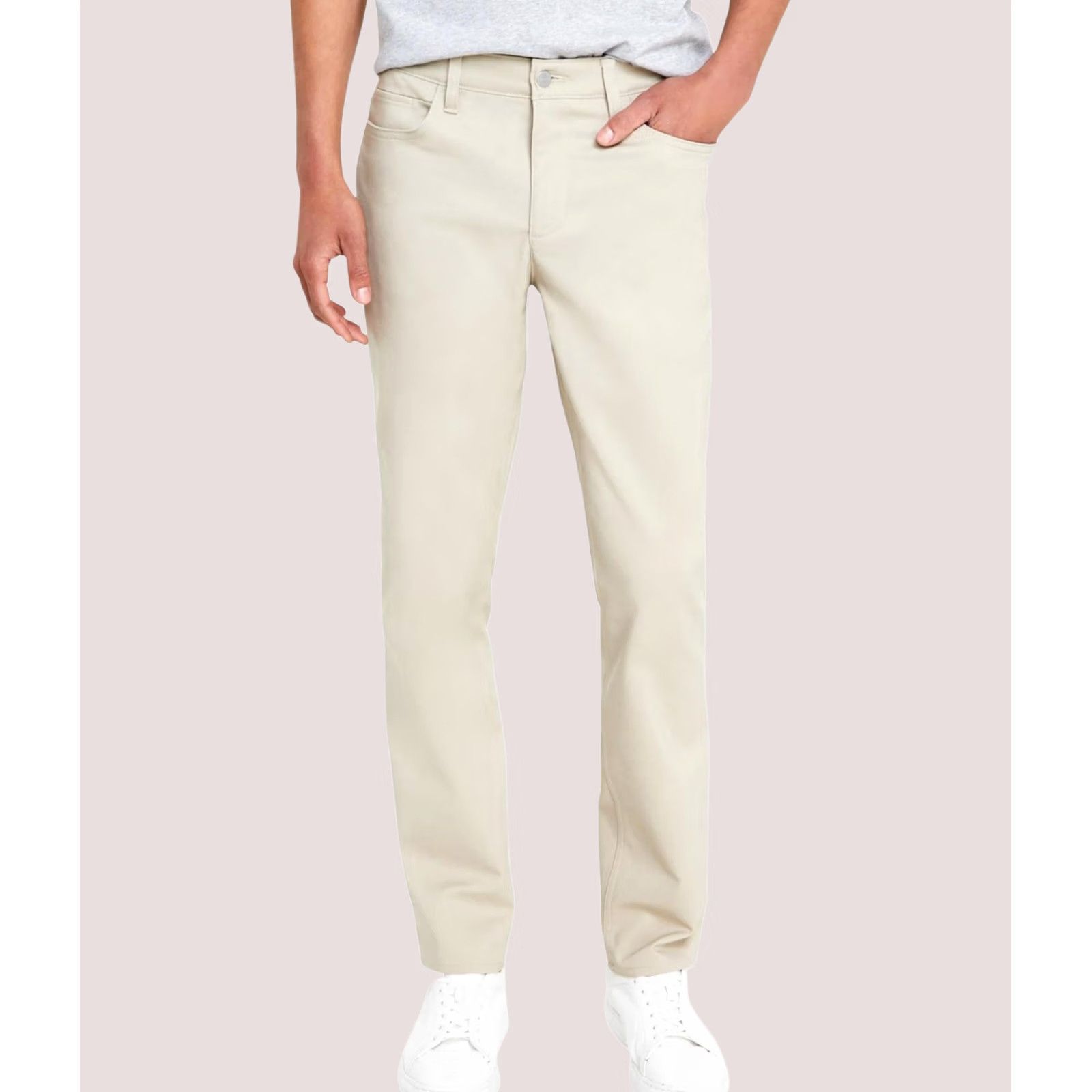 Calvin Klein Calvin Klein Mens Pants beige 34X32 Performance Tapered Slim Casual Size US 34 / EU 50 - 1 Thumbnail