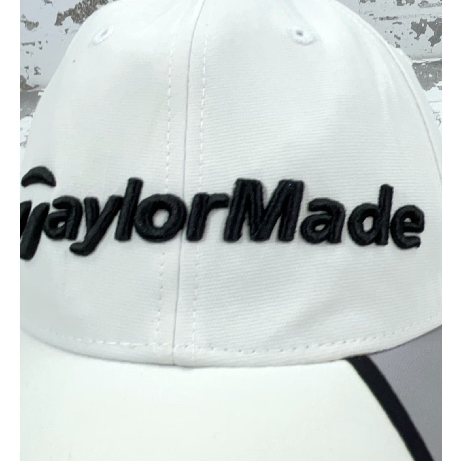 TaylorMade TaylorMade Hat Cap Strap Back White Golf Tour Performance SLDR Dad Spell Out Size ONE SIZE - 3 Thumbnail