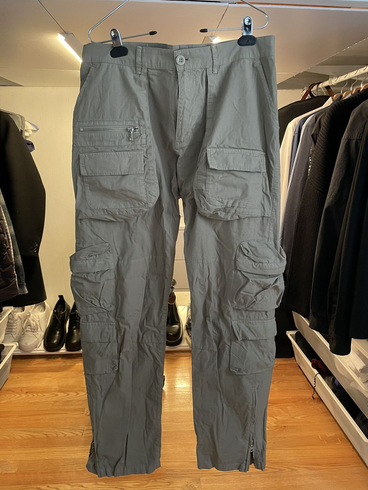 image of John Elliott Nepal Himalayan Cargo Pants Size M in Tan, Men's