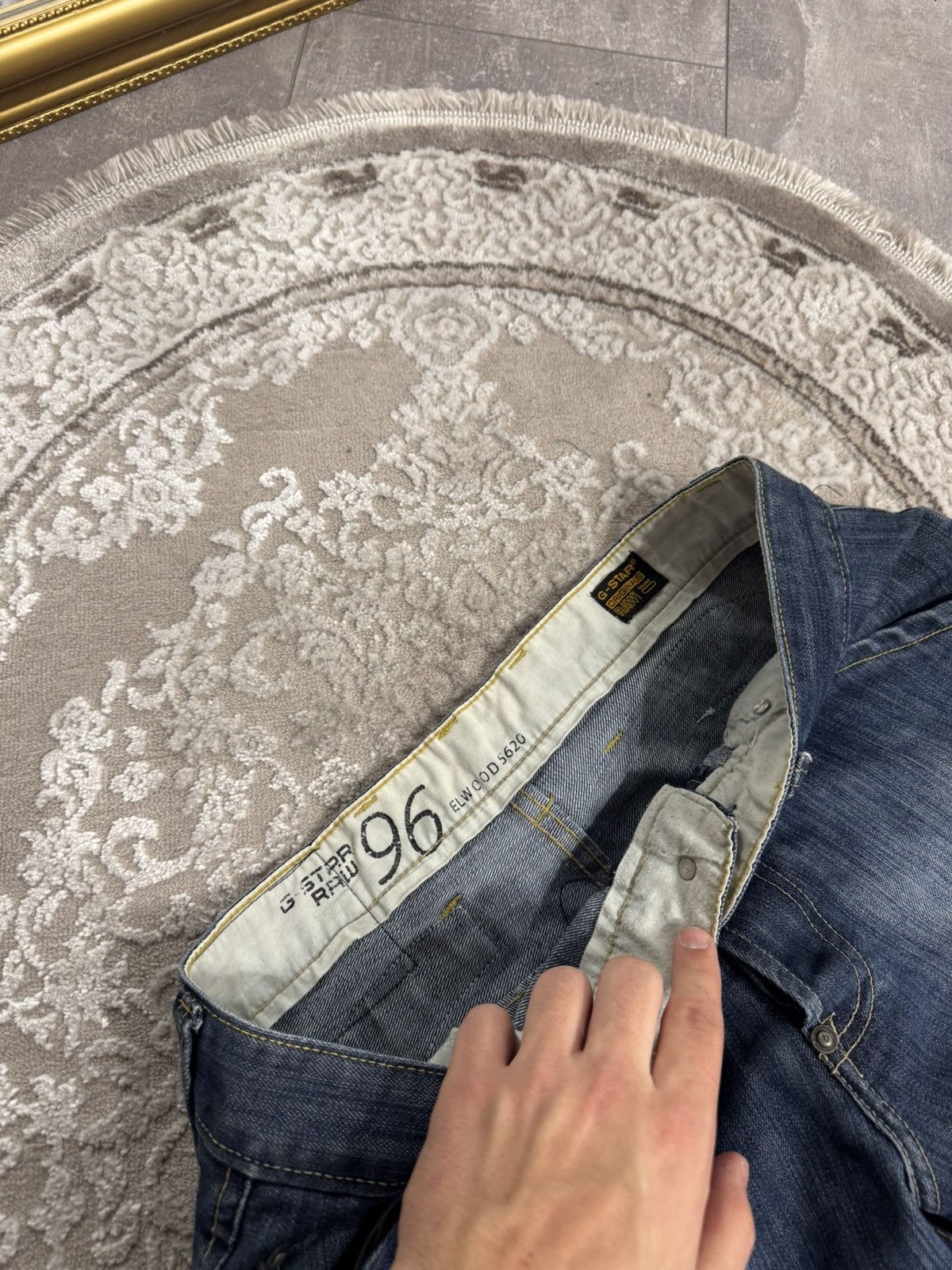 G-Star CRAZY AVANTGARDE G STAR RAW DENIM WASHED JAPAN JEANS Y2K Size US 34 / EU 50 - 15 Thumbnail