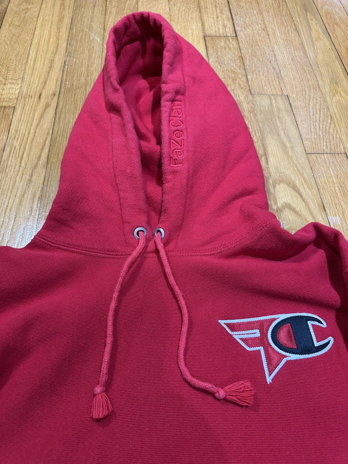 FaZe FaZe X Champion Red Hoodie Size US M / EU 48-50 / 2 - 3 Thumbnail