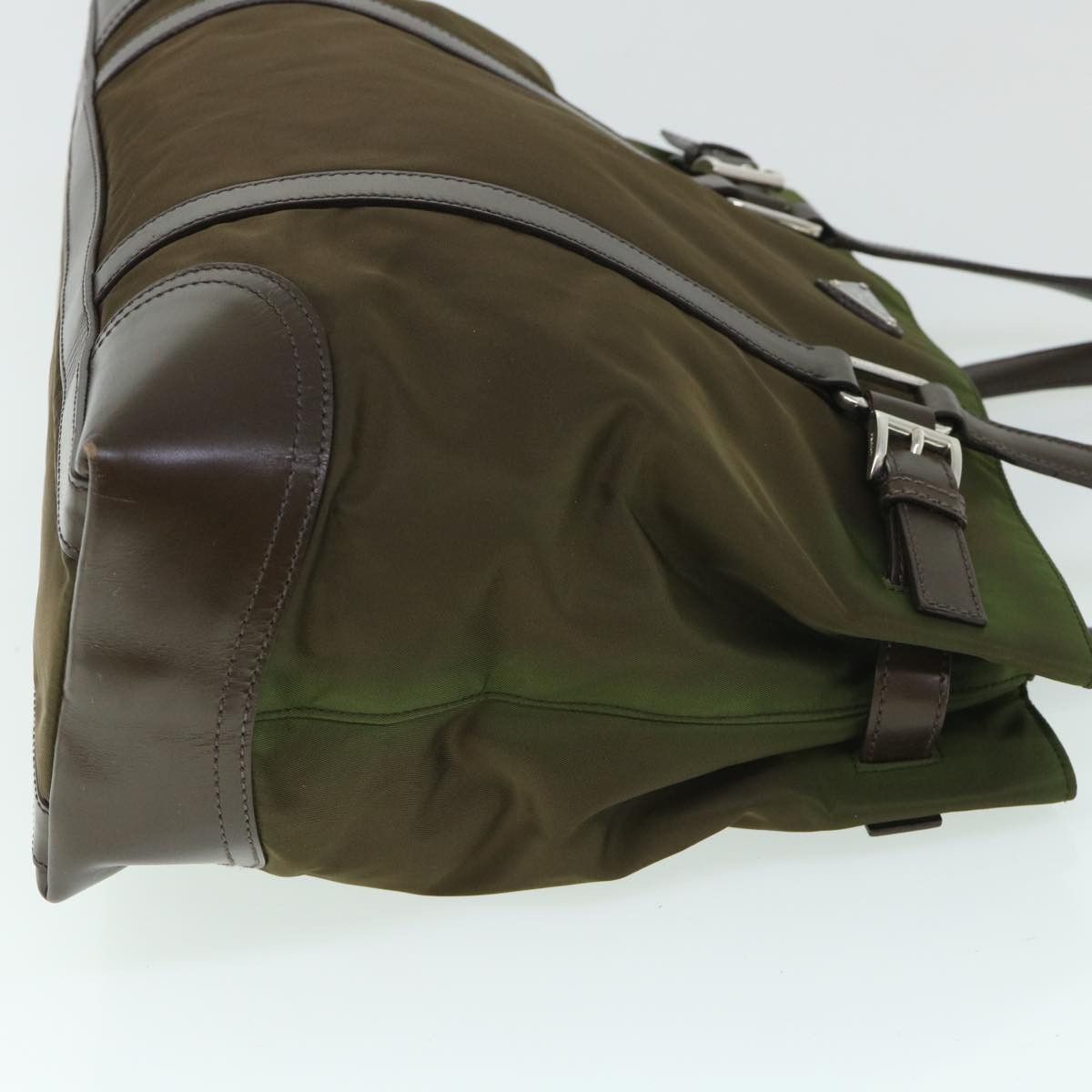 Prada PRADA Shoulder Bag Nylon Leather Green Size ONE SIZE - 4 Thumbnail