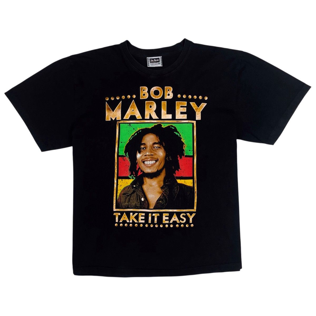 Bob Marley × Vintage Vintage 90’s Bob Marley Take It Easy Rock Band T-Shirt Size US XXL / EU 58 / 5 - 2 Thumbnail