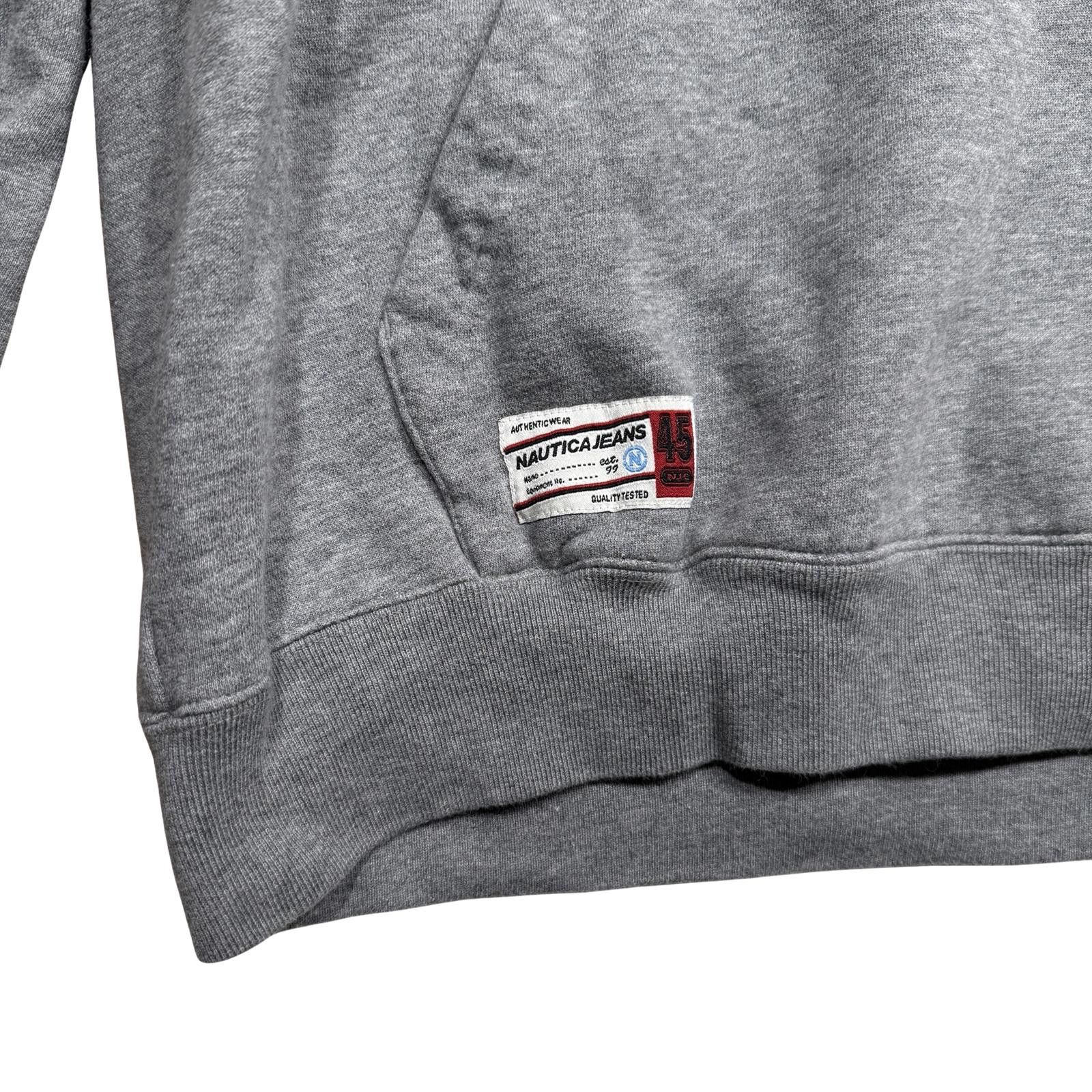 Nautica Nautica Men's Y2K Grey Pullover Hoodie Size US M / EU 48-50 / 2 - 3 Thumbnail