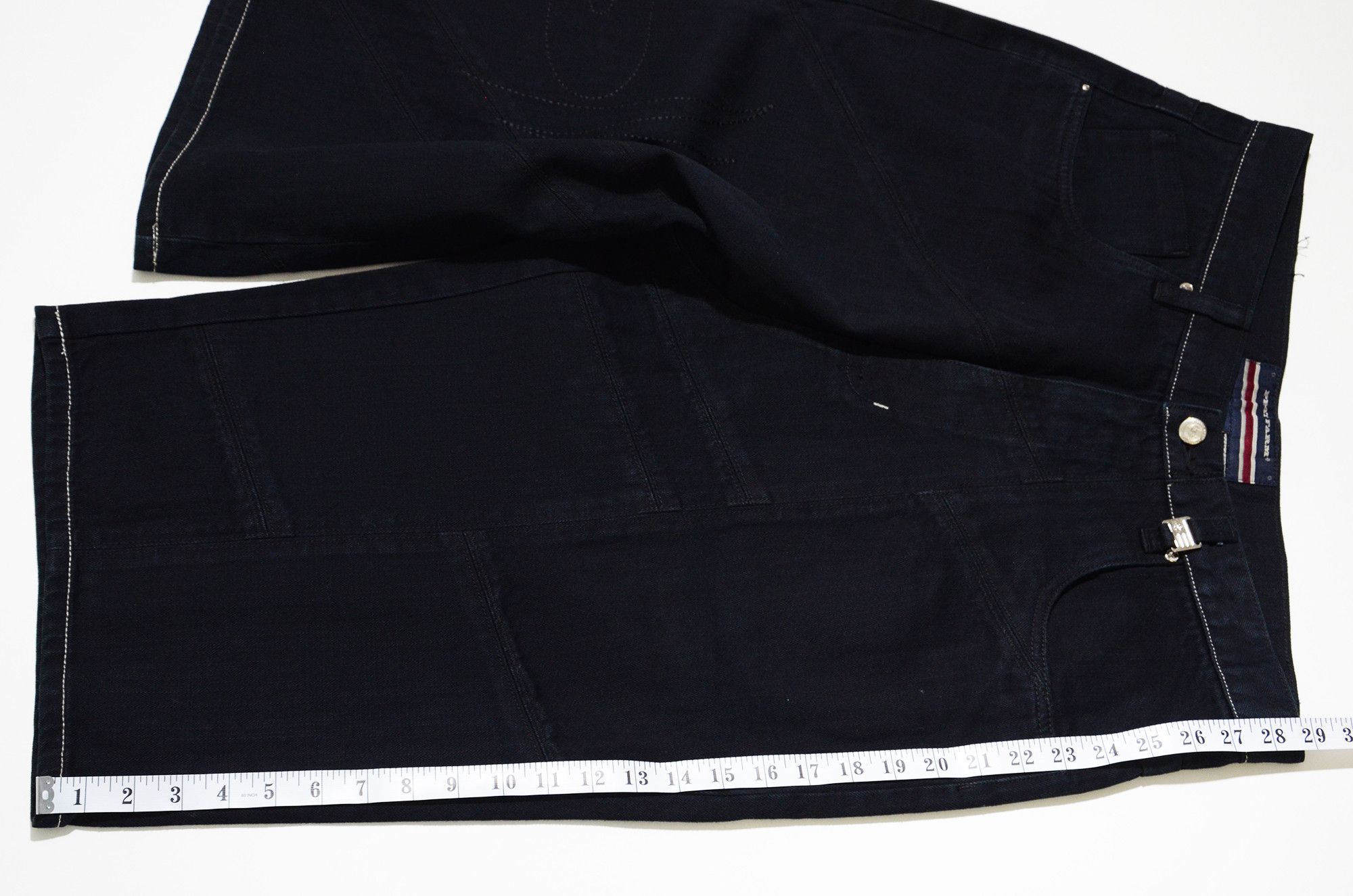 Phat Farm Phat Farm Jorts W34 Raw Denim Shorts 90s Hiphop Streetwear Size US 34 / EU 50 - 14 Thumbnail