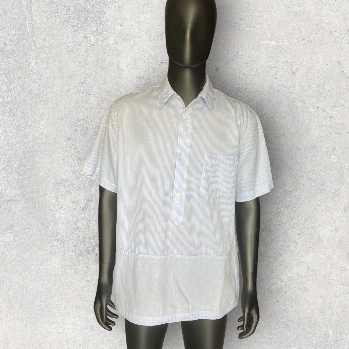 Comme des Garcons CDGH Logo Blue Stripe Pull Over Shirt Size US L / EU 52-54 / 3 - 6 Thumbnail