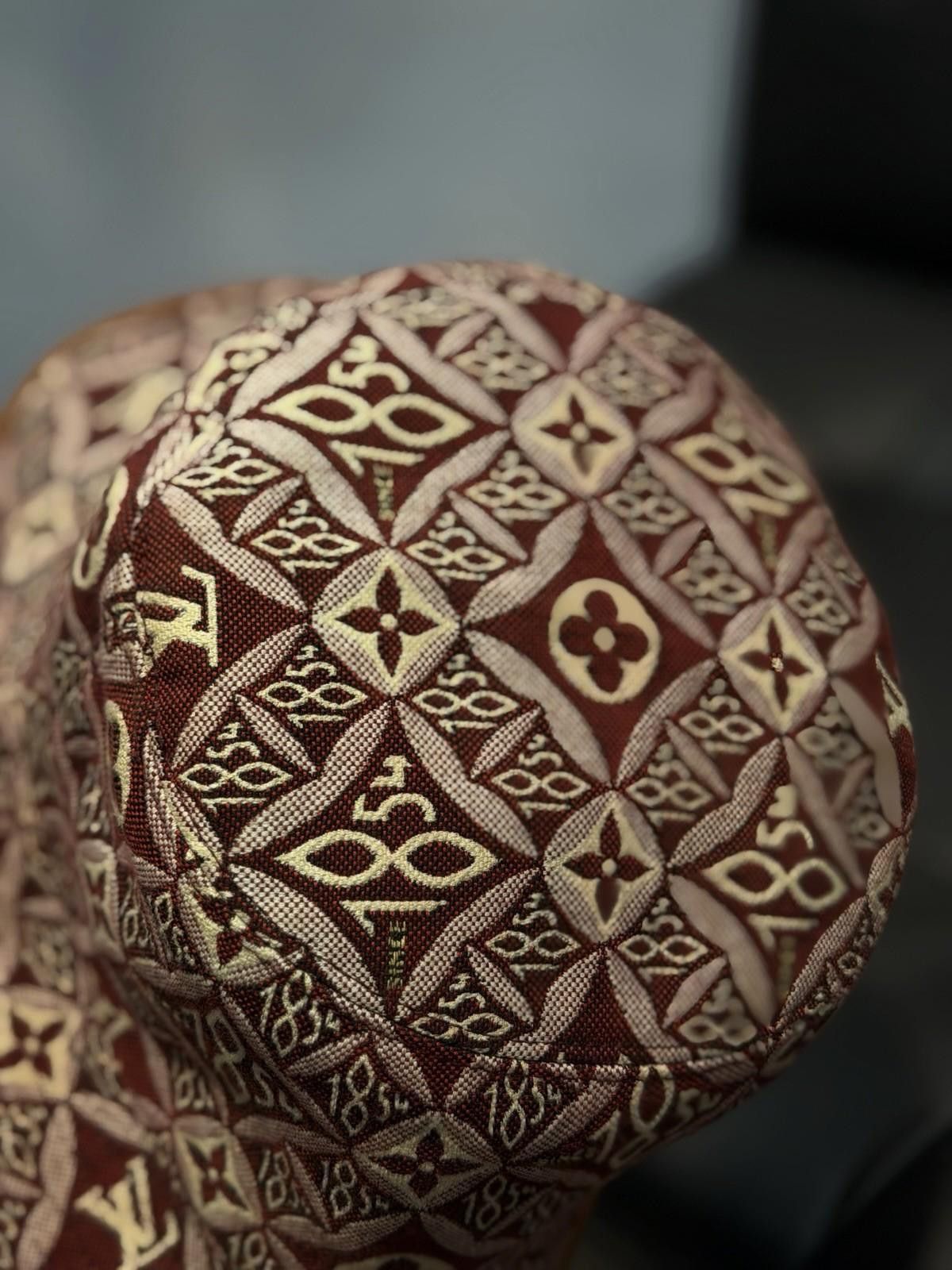 Louis Vuitton Louis Vuitton Monogram Jacquard Shine 1854 Bucket Hat Size ONE SIZE - 11 Thumbnail