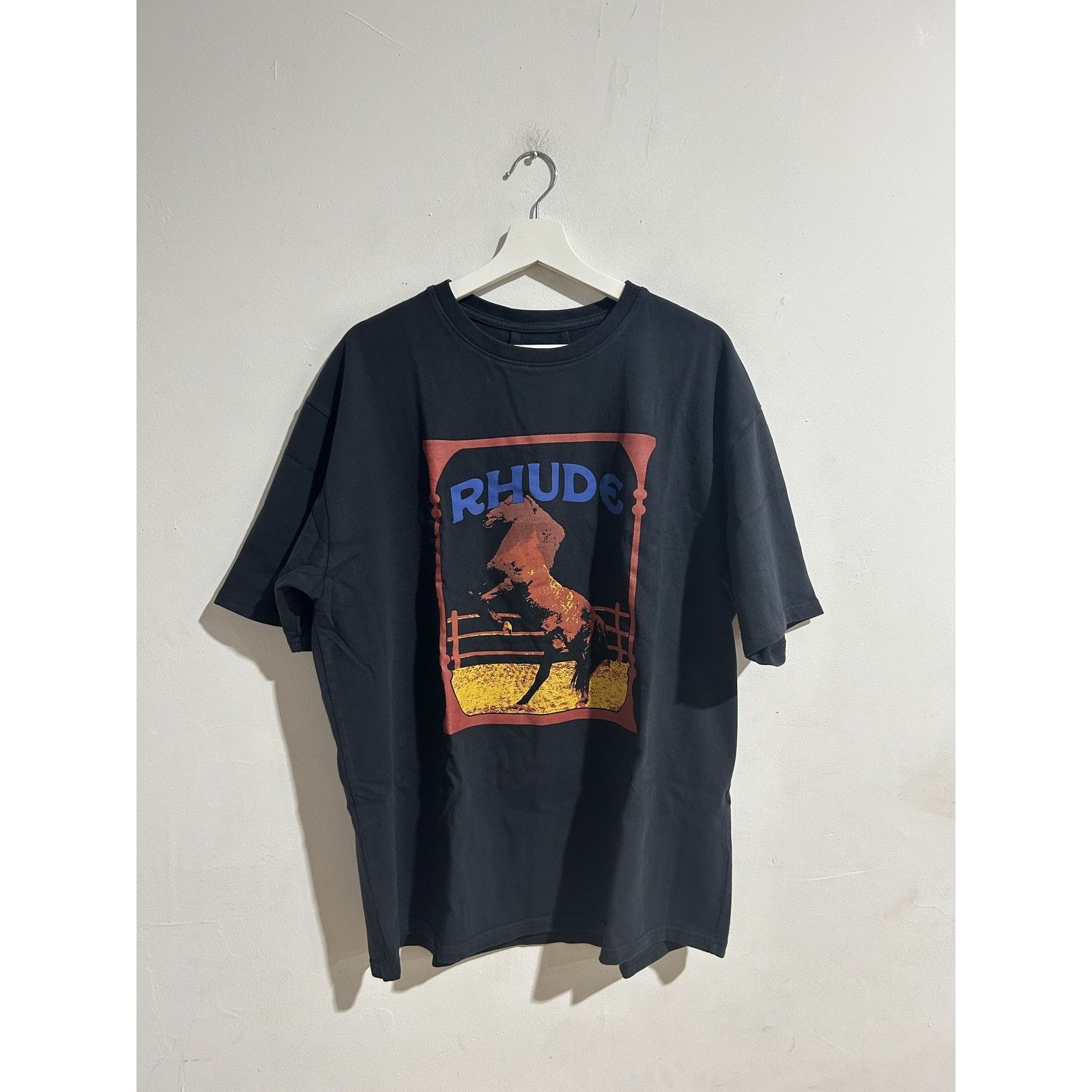 Rhude RHUDE CADRE VINTAGE BLACK TEE SIZE SMALL NEW Size US S / EU 44-46 / 1 - 1 Thumbnail