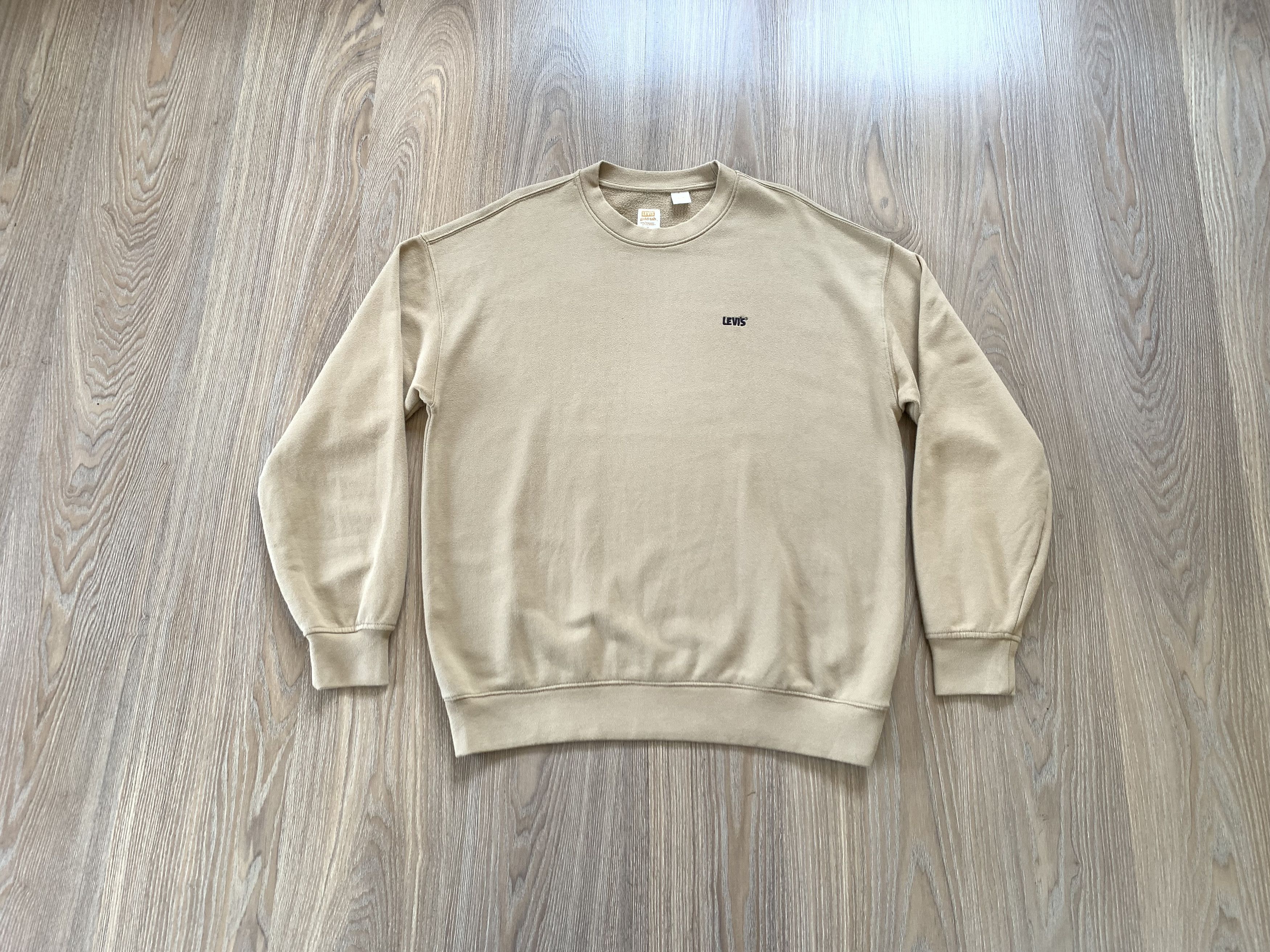 Levi's Levi's Gold Tab Crewneck Beige Sweatshirt Size US M / EU 48-50 / 2 - 1 Thumbnail