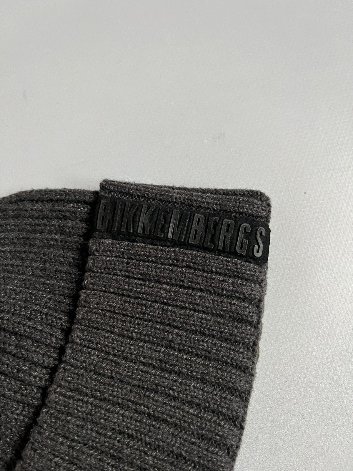 Dirk Bikkembergs × Japanese Brand Dirk Bikkembergs Men Grey Beanie Cotton Wool Hat Size ONE SIZE - 3 Thumbnail