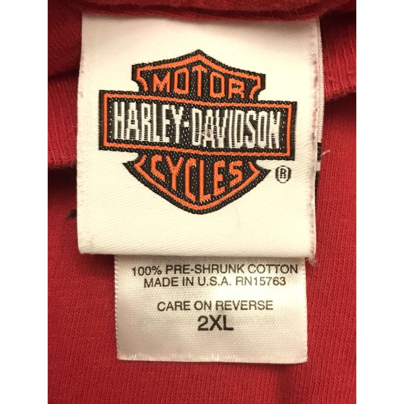 Harley Davidson VINTAGE Harley-Davidson T-Shirt Red S/S 2XL Apol’s MN USA Iron Eagle Bike Motorcycle 579 Mens Size US XXL / EU 58 / 5 - 4 Thumbnail