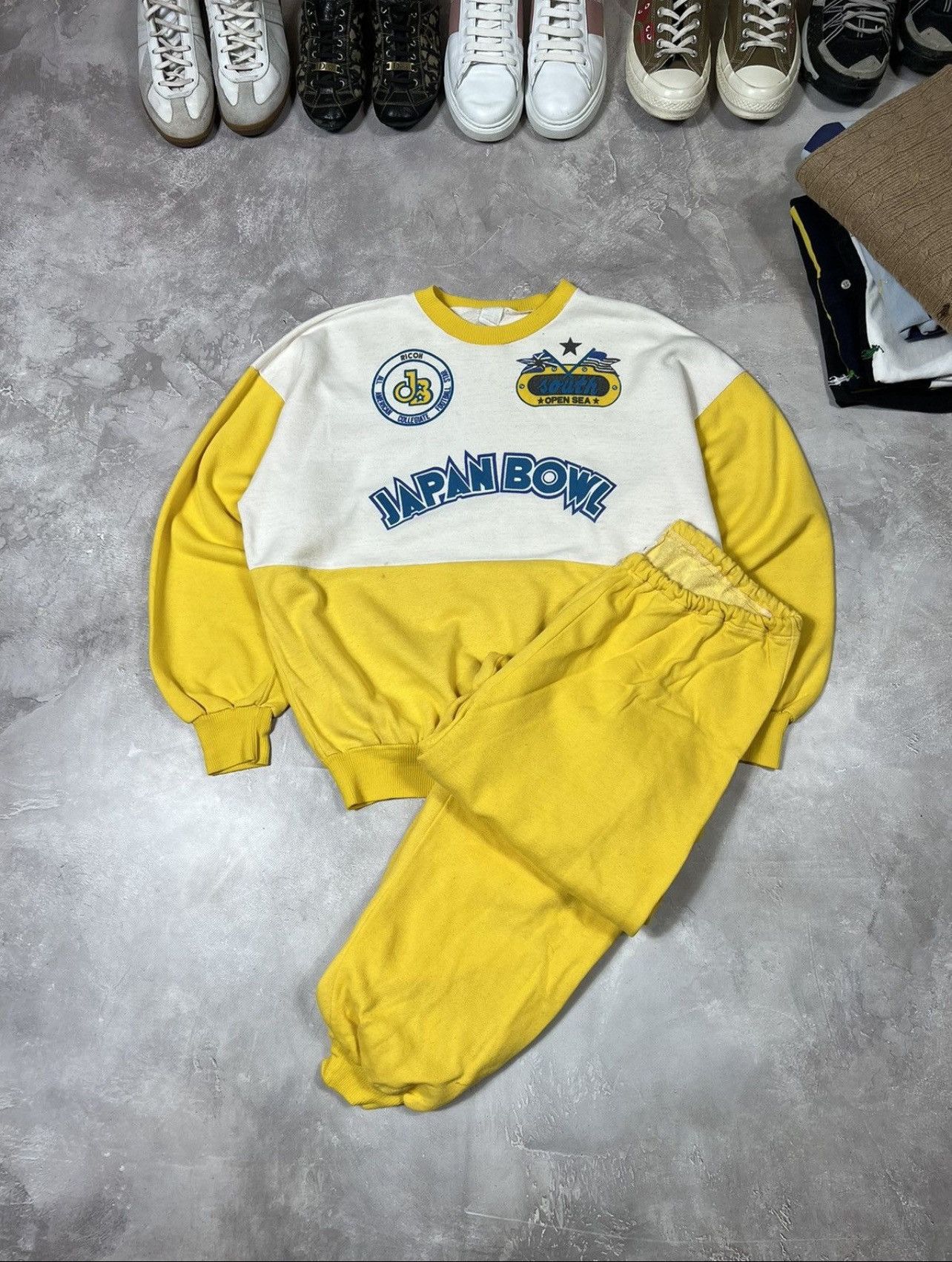 Vintage 90s Japan Bowl Y2k Baggy Tracksuit