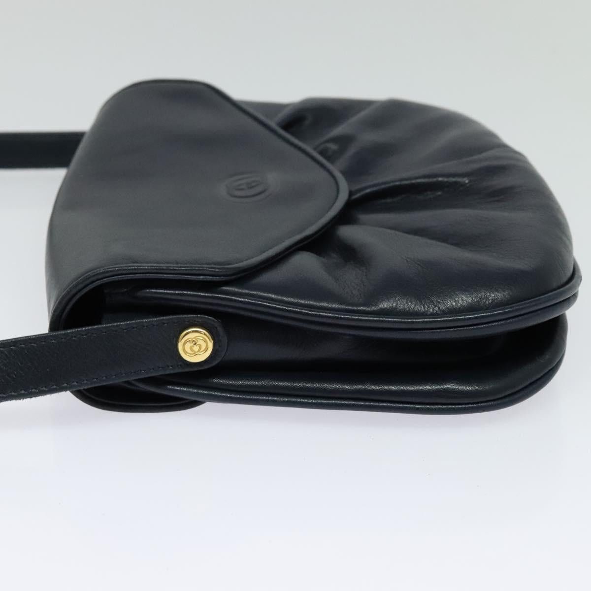 Gucci GUCCI Shoulder Bag Leather Navy Size ONE SIZE - 3 Thumbnail