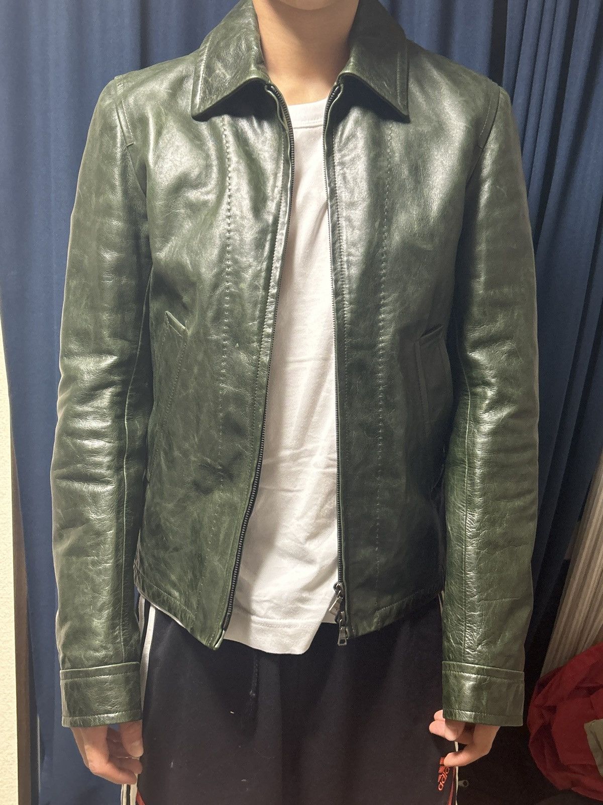 Jill sander leather jacket