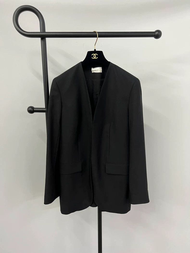 The Row The Row Black V-Neck Blazer - dmc Size US XS / EU 42 / 0 - 1 Thumbnail