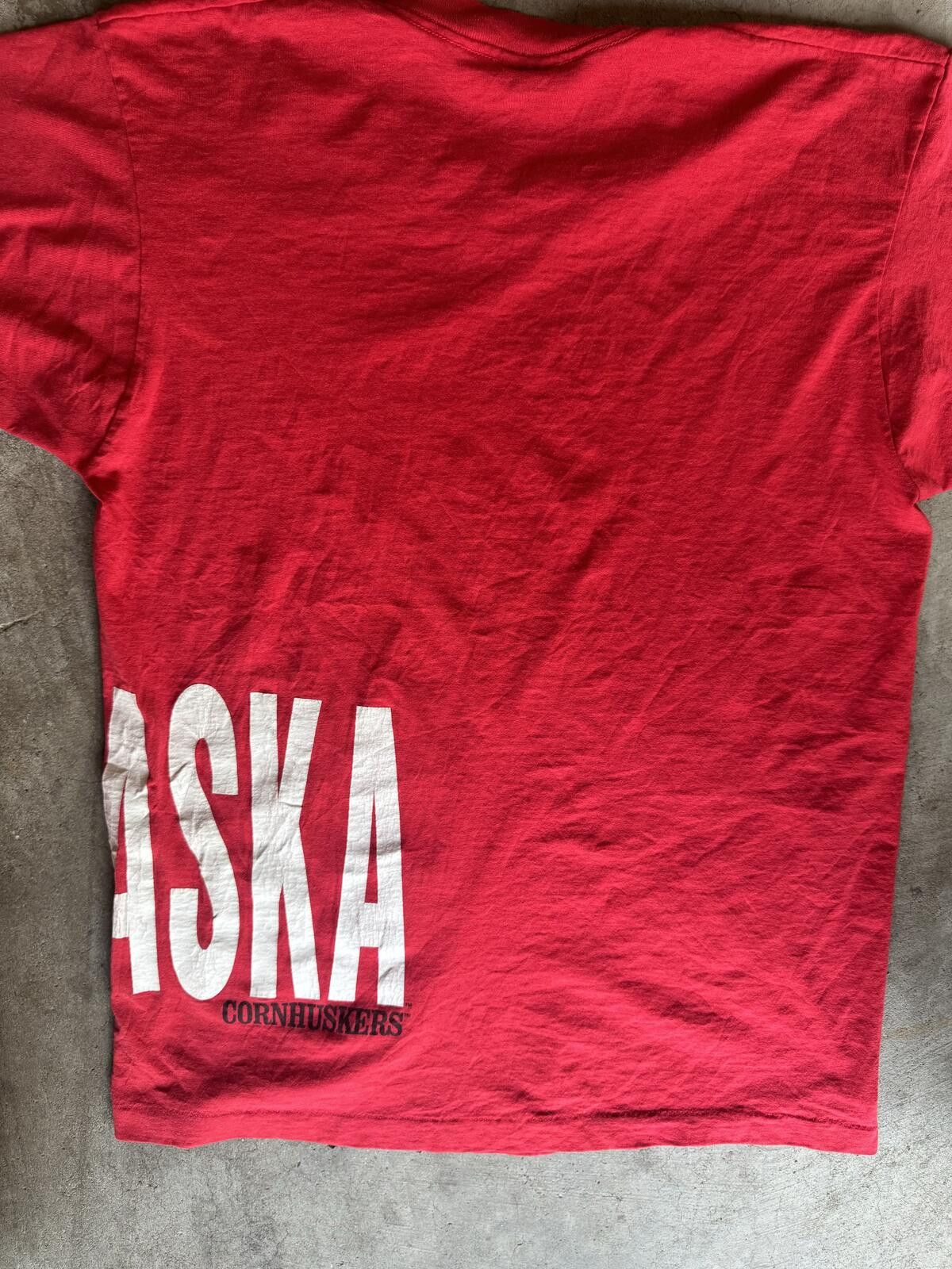 Other Vintage 90s Nebraska University AOP Single Stitch Shirt Size US L / EU 52-54 / 3 - 5 Thumbnail