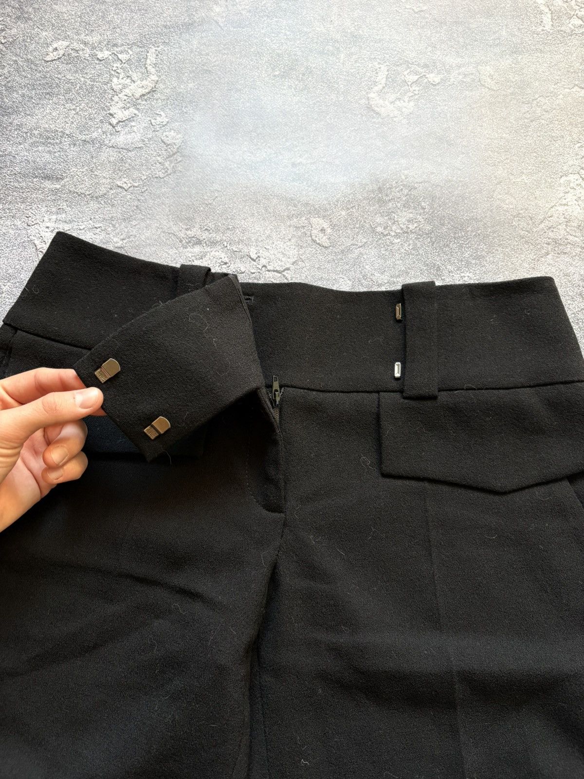 Alexander McQueen Vintage Alexander McQueen Luxury Women’s Wool Trousers Pants Size 27" / US 4 / IT 40 - 5 Thumbnail