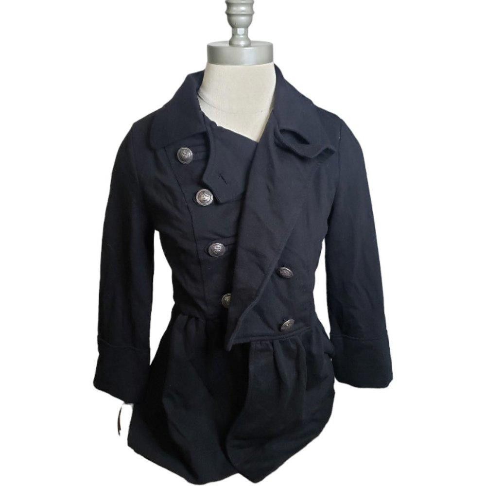 Designer CT872 Starling Ladies Black Long Sleeve Knit JAcket Size L / US 10 / IT 46 - 1 Thumbnail