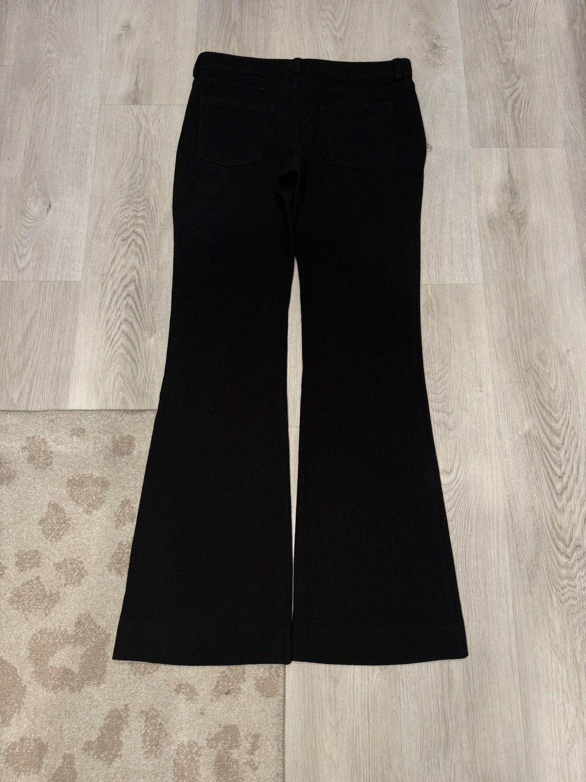 Balmain s/s 2022 wide leg wool flared dress pants!! Size US 32 / EU 48 - 4 Thumbnail