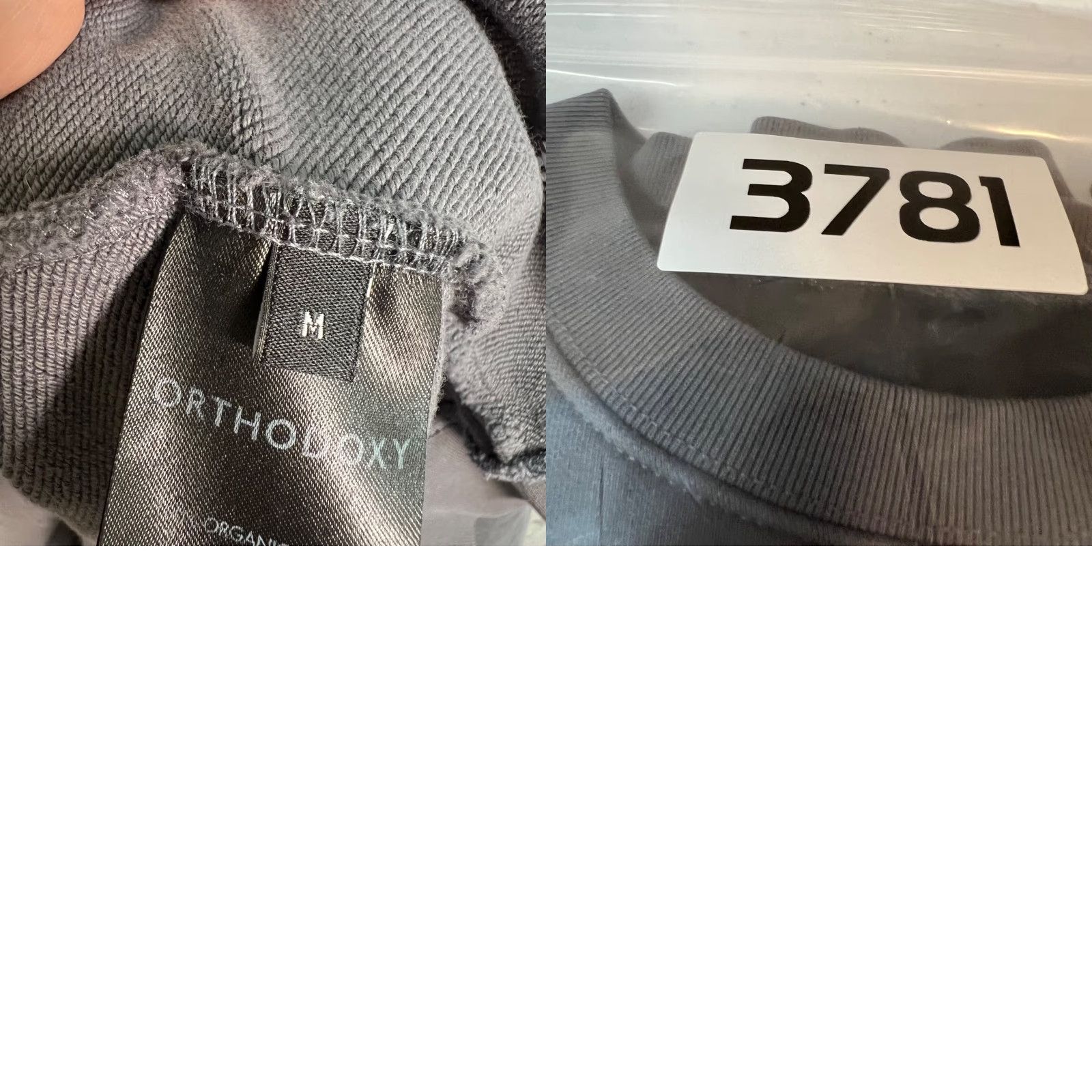 Vintage VINTAGE Orthodoxy Gray Organic Cotton Crewneck Sweatshirt Mens Size Medium Pullover Size US M / EU 48-50 / 2 - 8 Thumbnail