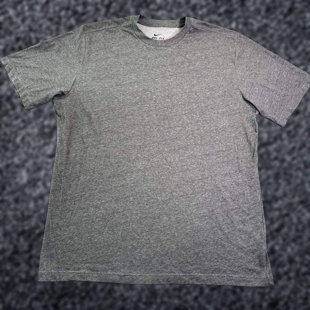 Nike Nike Dri-FIT Shirt Mens XL Gray Short Sleeve Tee Size US XL / EU 56 / 4 - 1 Thumbnail