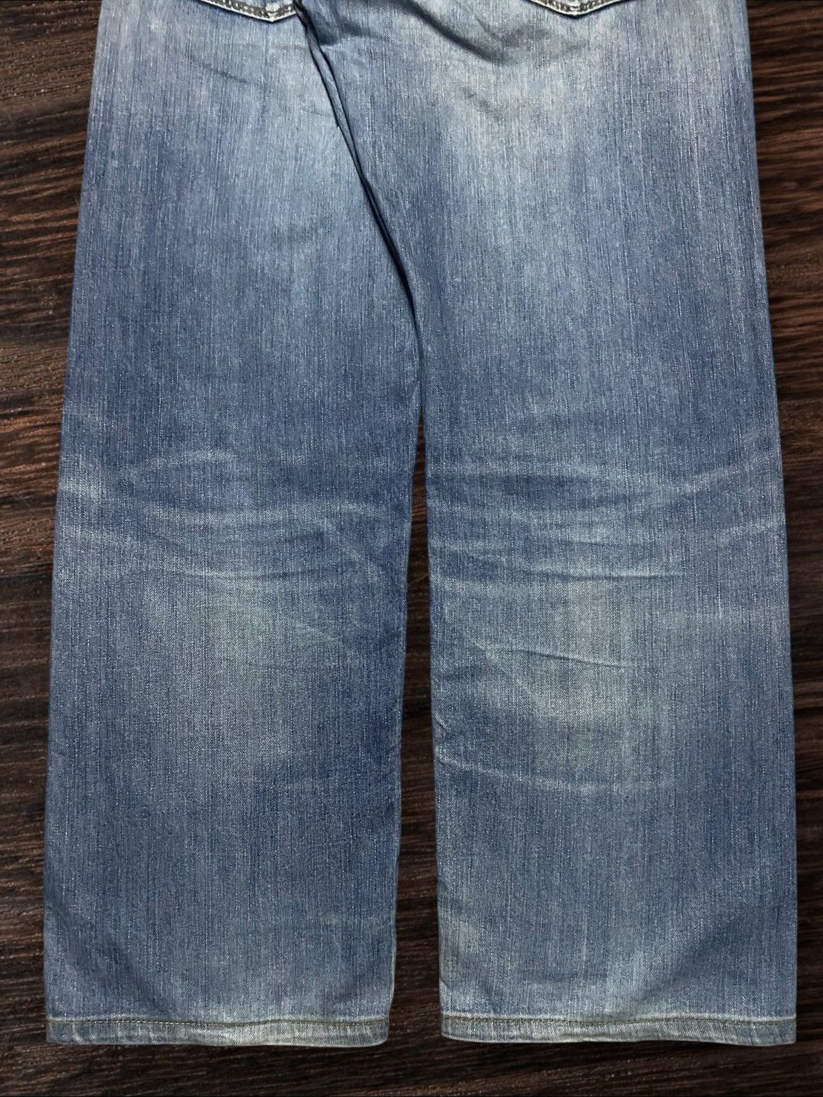Levi's Vintage Levis 505 Faded Wash Distressed Loose Jeans Size US 33 - 6 Thumbnail