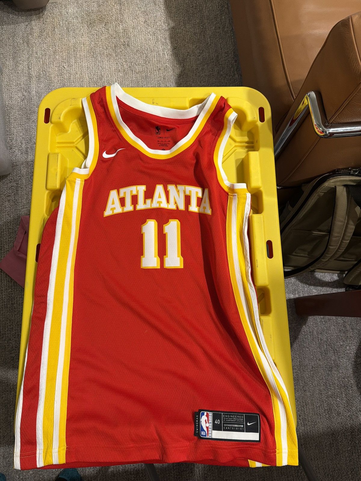 Nike Nike Atlanta Hawks Trae Young Jersey Size US S / EU 44-46 / 1 - 1 Thumbnail