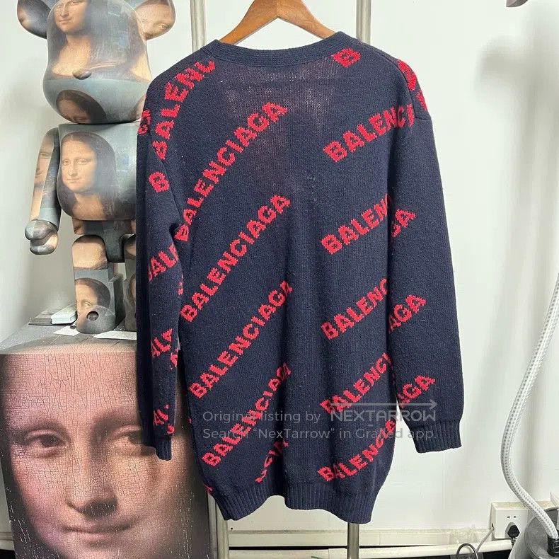 Balenciaga Balenciaga Full print barrage cardigan Size US S / EU 44-46 / 1 - 2 Thumbnail