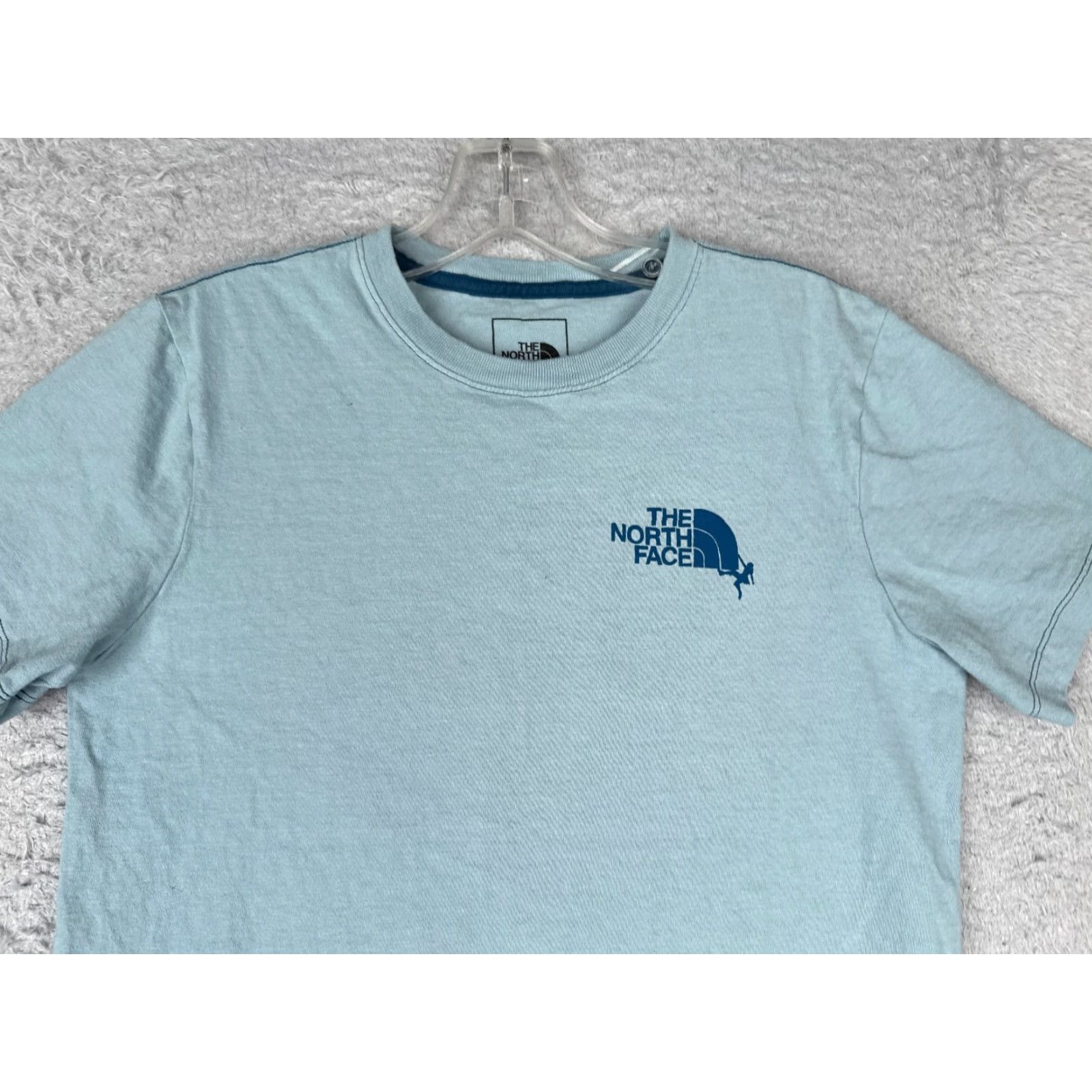 The North Face The North Face Shirt Women Small Blue 100% Cotton Hike Crew Short Sleeve READ Size S / US 4 / IT 40 - 4 Thumbnail