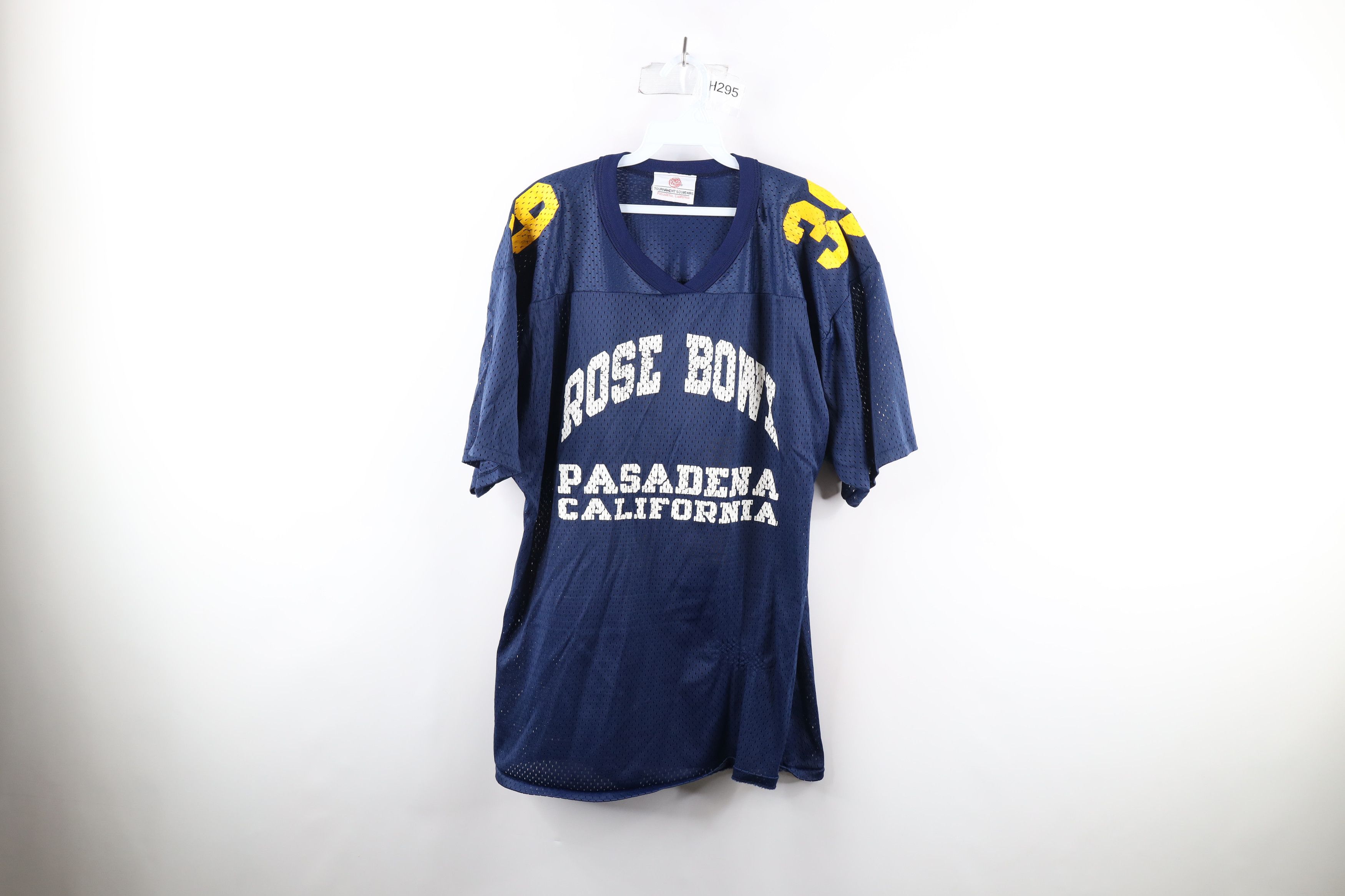 image of Vintage 90's Bowl University Of Michigan Football Jersey Usa in Blue, Men's (Size Large)