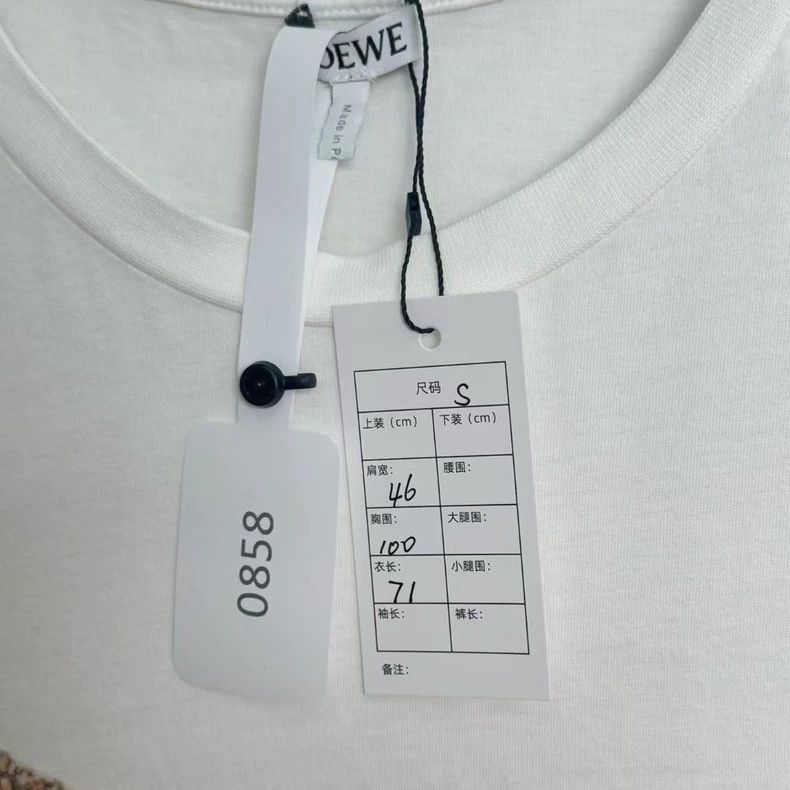 Loewe LOEWE Capital letters logo short sleeve S Size S / US 4 / IT 40 - 2 Thumbnail