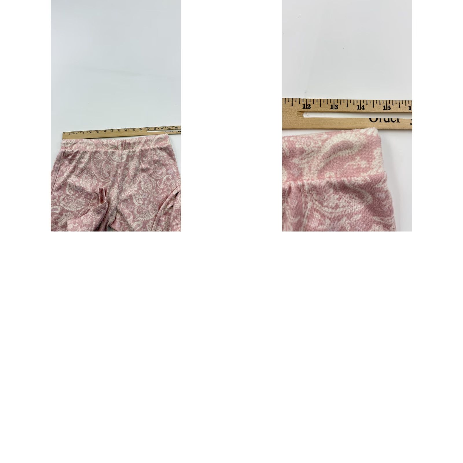 Lucky Brand Lucky Brand Pants Womens Small Pink Paisley Knit Lounge Drawstring Pink Pants Womens Small Lounge Size 28" / US 6 / IT 42 - 8 Thumbnail