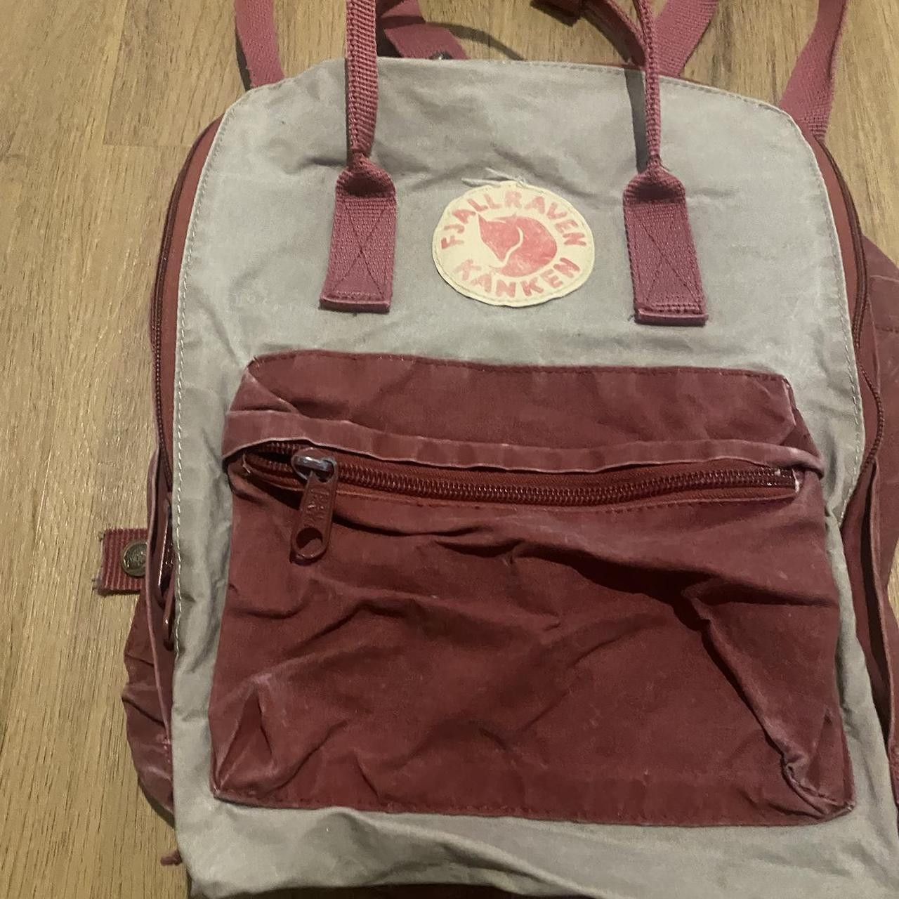 Fjallraven Vintage 90s y2k 2000s washed Burgundy and grey Size US S / EU 44-46 / 1 - 4 Thumbnail