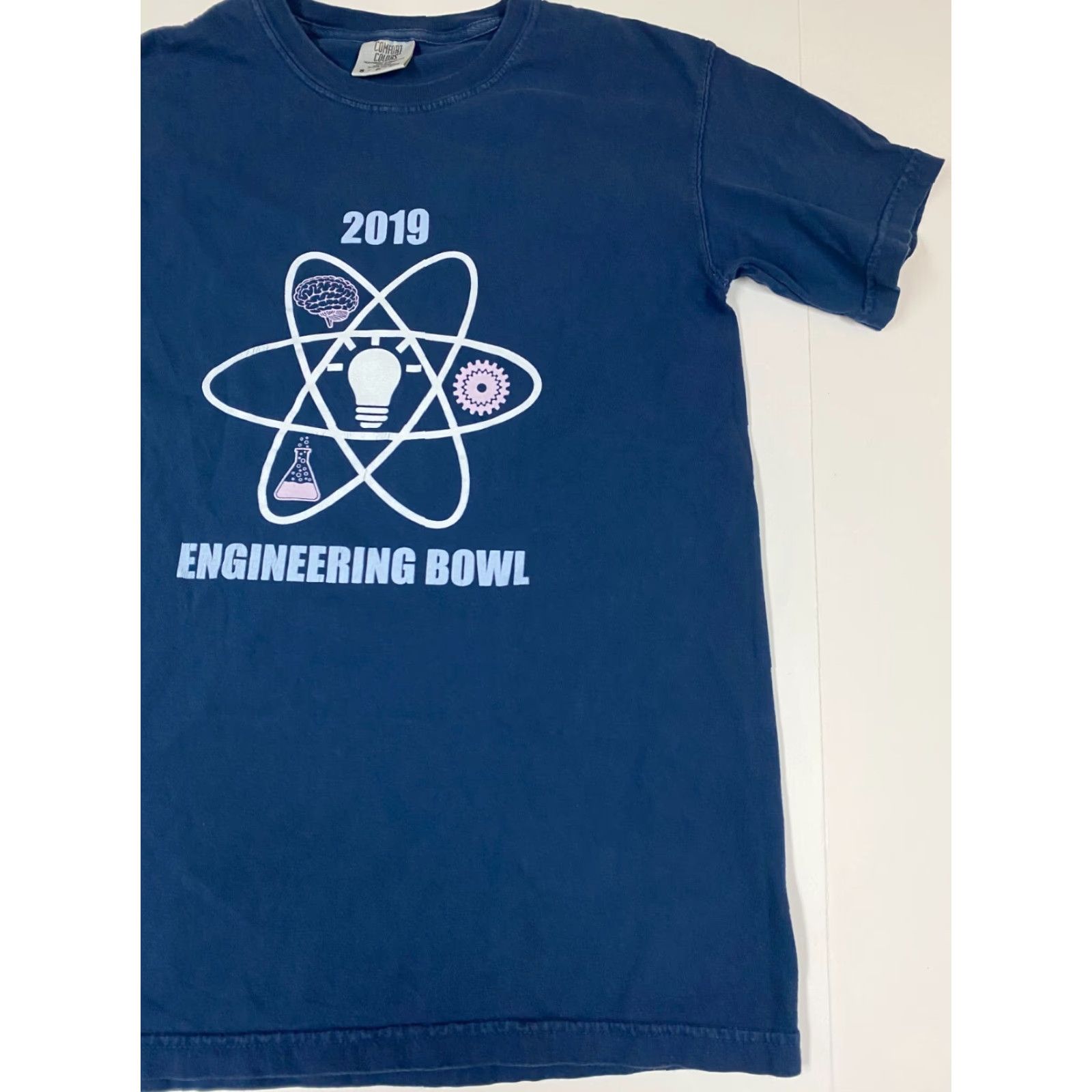 Comfort Colors Comfort Colors T Shirt Mens S Blue 2019 Engineering Bowl Size US S / EU 44-46 / 1 - 2 Thumbnail