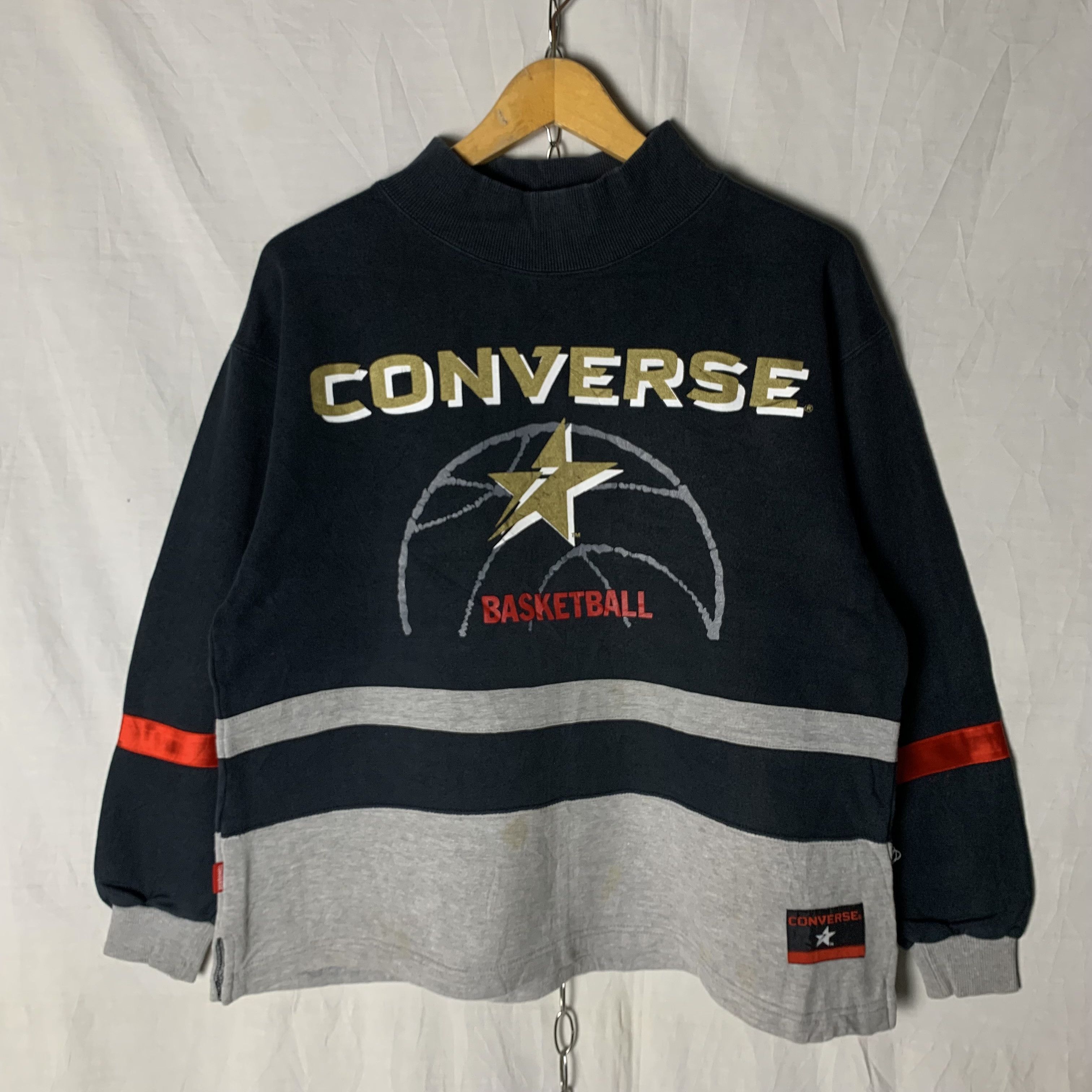 Converse Vintage 90s Converse Basketball Sweatshirt Size US M / EU 48-50 / 2 - 1 Thumbnail